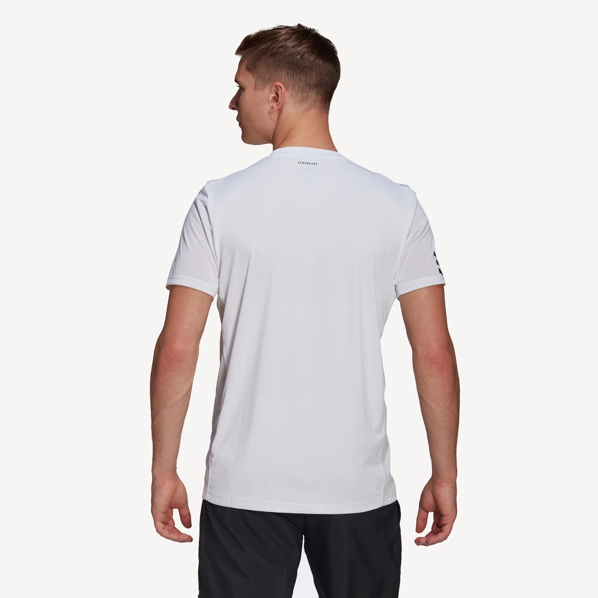 adidas Club Men's 3-Stripe Tennis Shirt - Image 2