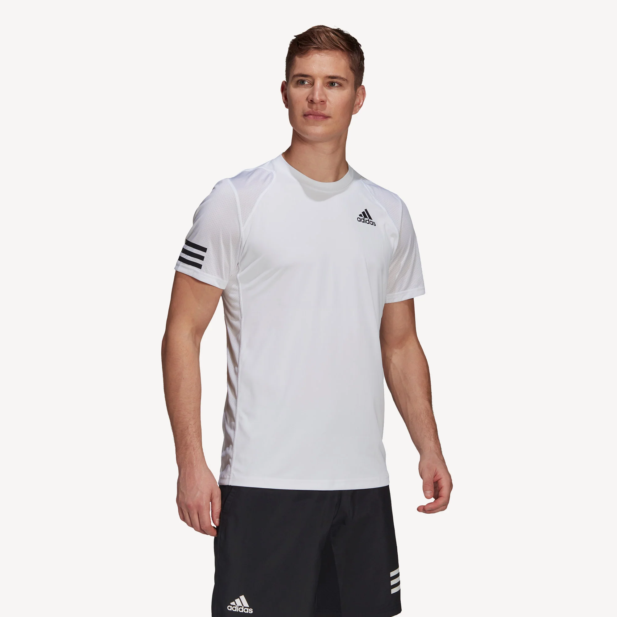 adidas Club Men's 3-Stripe Tennis Shirt - Image 3