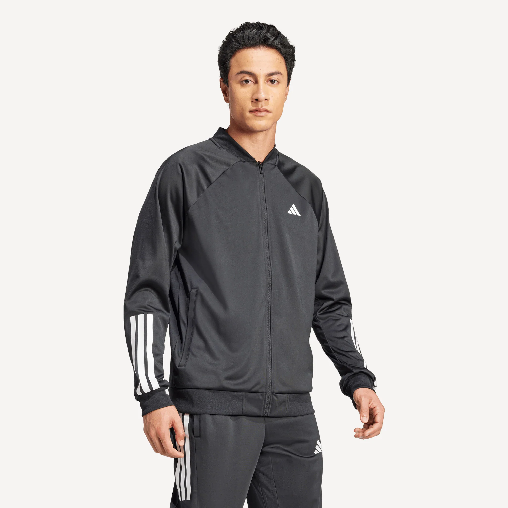 adidas Club Men's 3-Stripes Knitted Tennis Jacket - Image 3