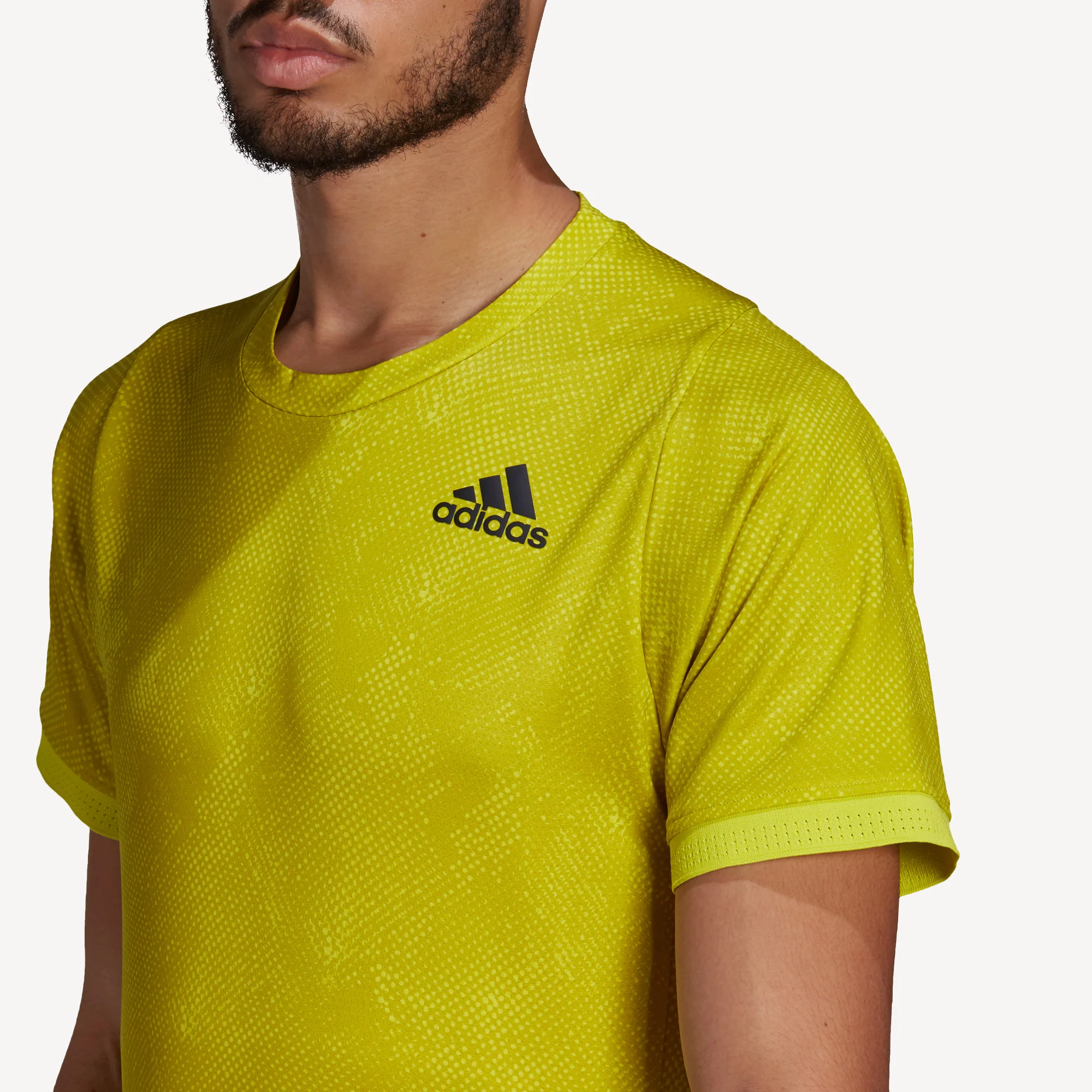 adidas Freelift Primeblue Men's Printed Tennis Shirt - Image 4