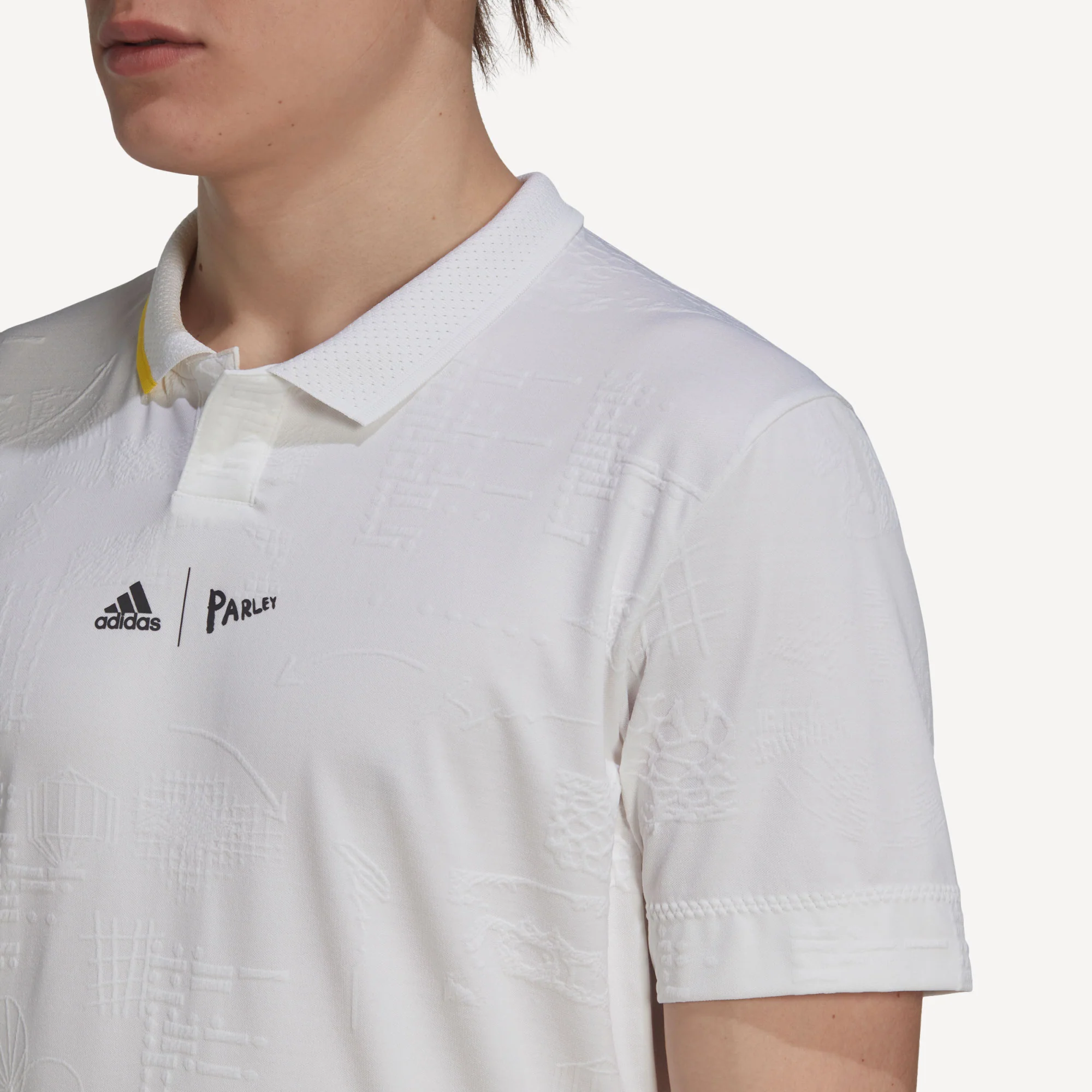 adidas London Freelift Men's Tennis Polo - Image 4
