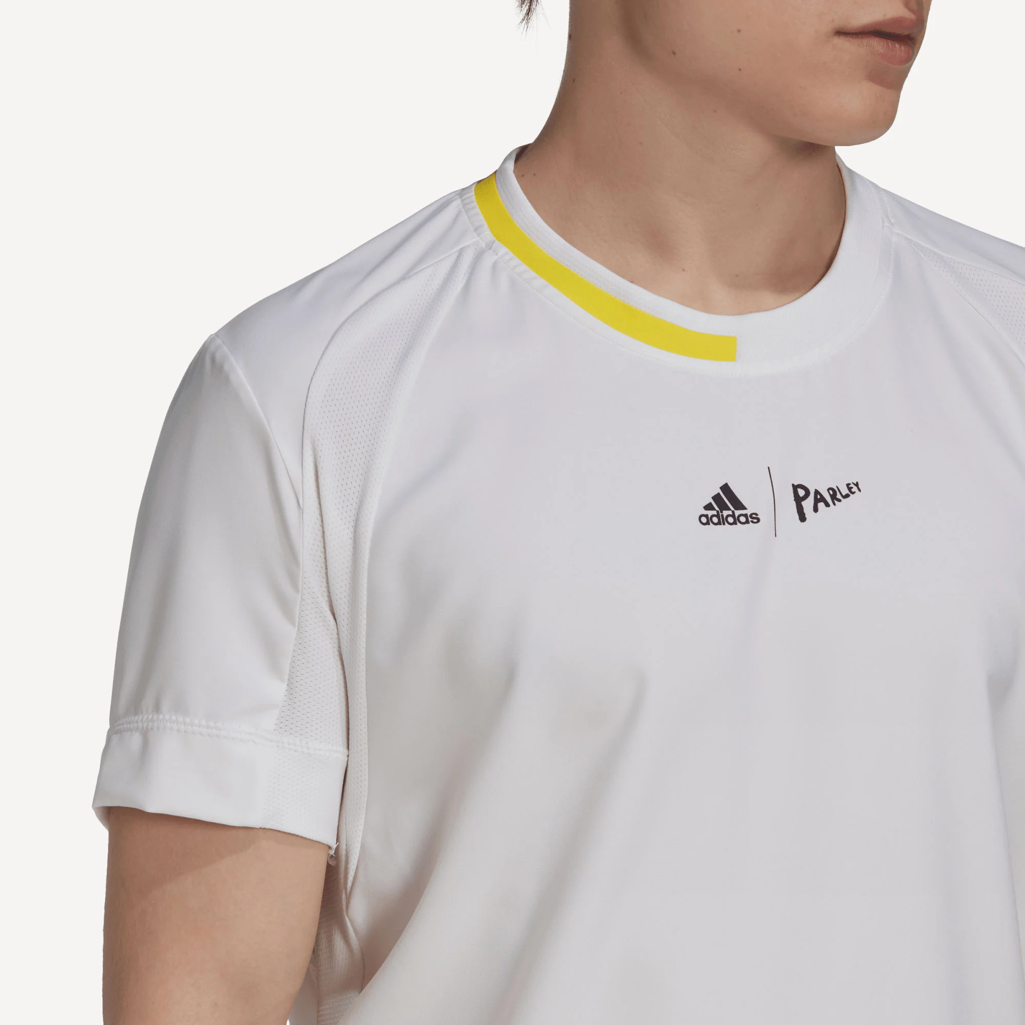 adidas London Men's Stretch Woven Tennis Shirt - Image 4