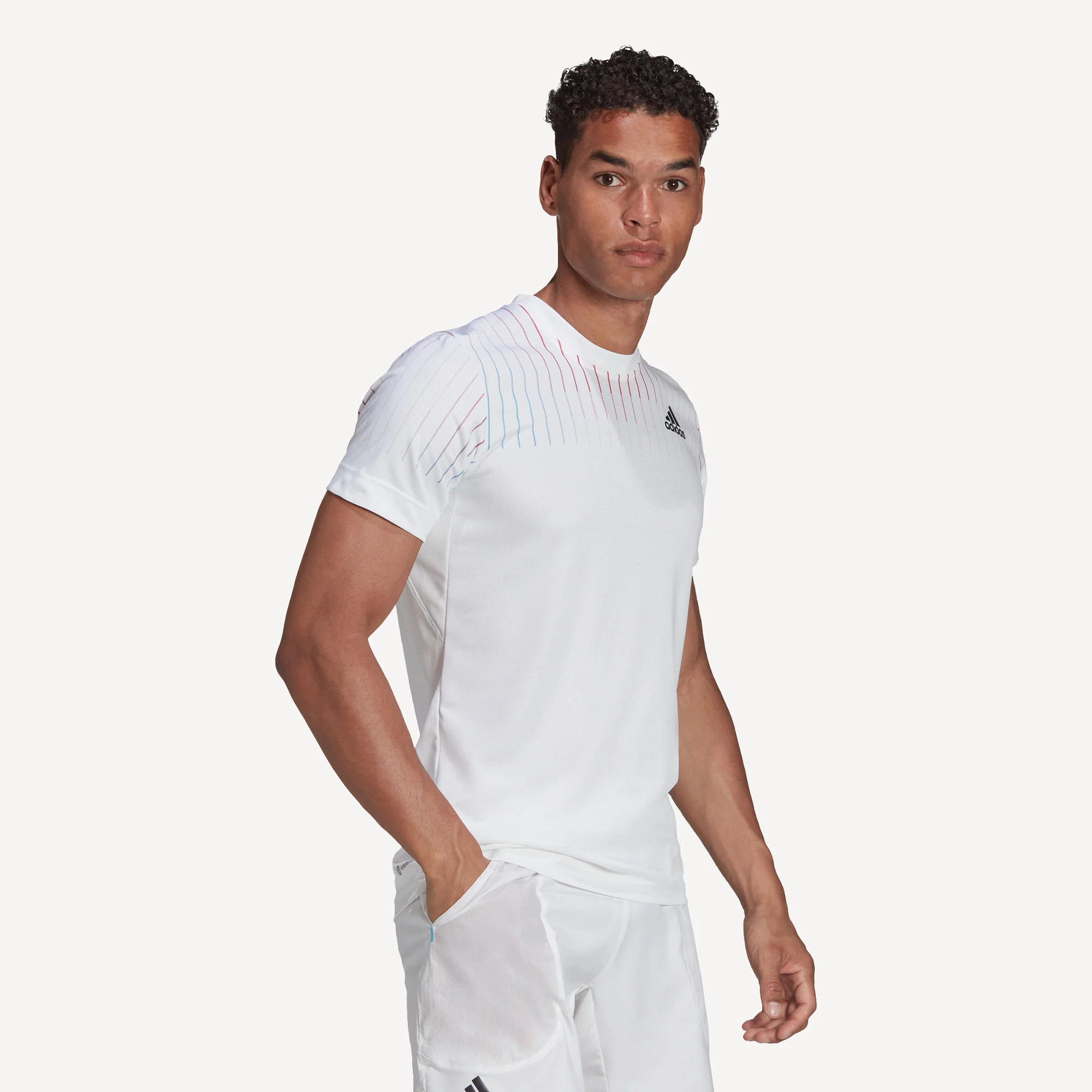 adidas Melbourne Freelift Men's Tennis Shirt - Image 3