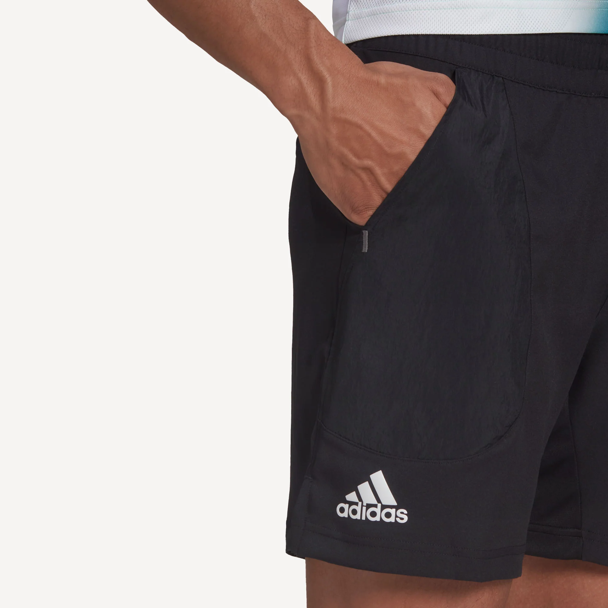 adidas Melbourne Men's 7-Inch Tennis Shorts - Image 4