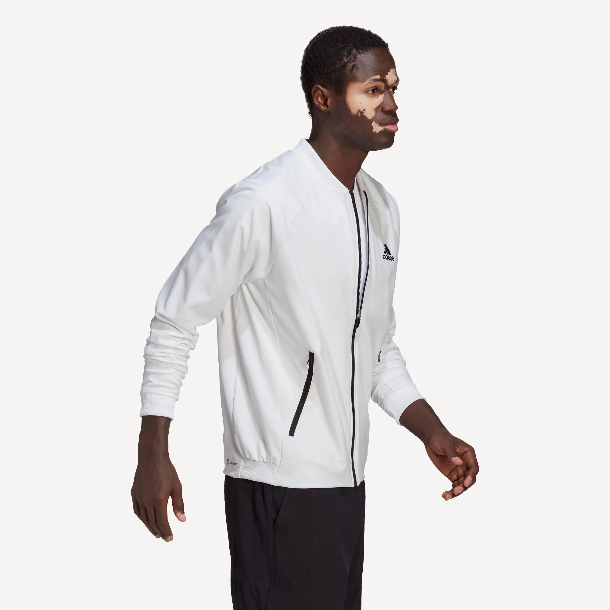 adidas Melbourne Men's Stretch Woven Tennis Jacket - Image 3