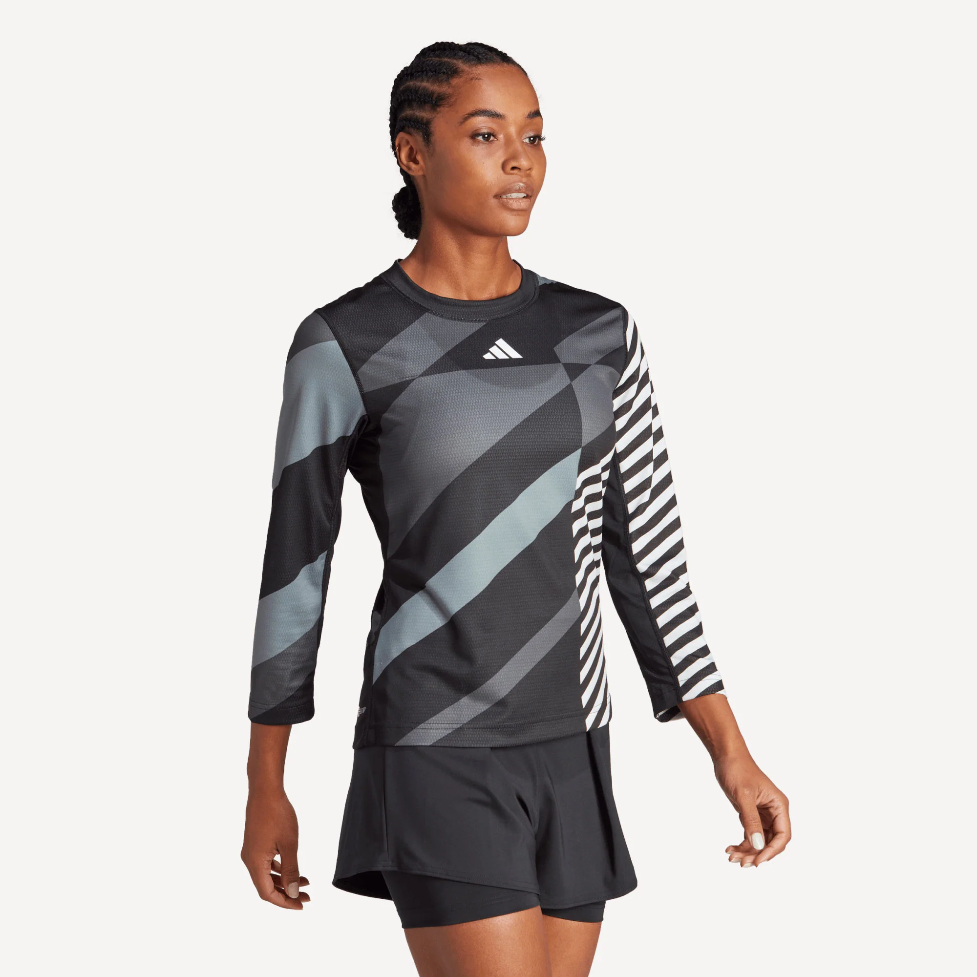 adidas New York Pro Women's 3/4 Long Sleeve Tennis Shirt - Image 4