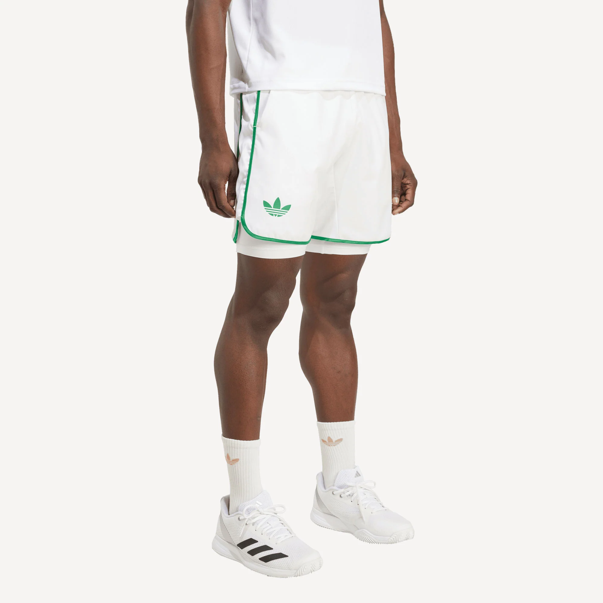 adidas Originals Pro London Men's 7-Inch Tennis Shorts and Inner Shorts Set - Image 3