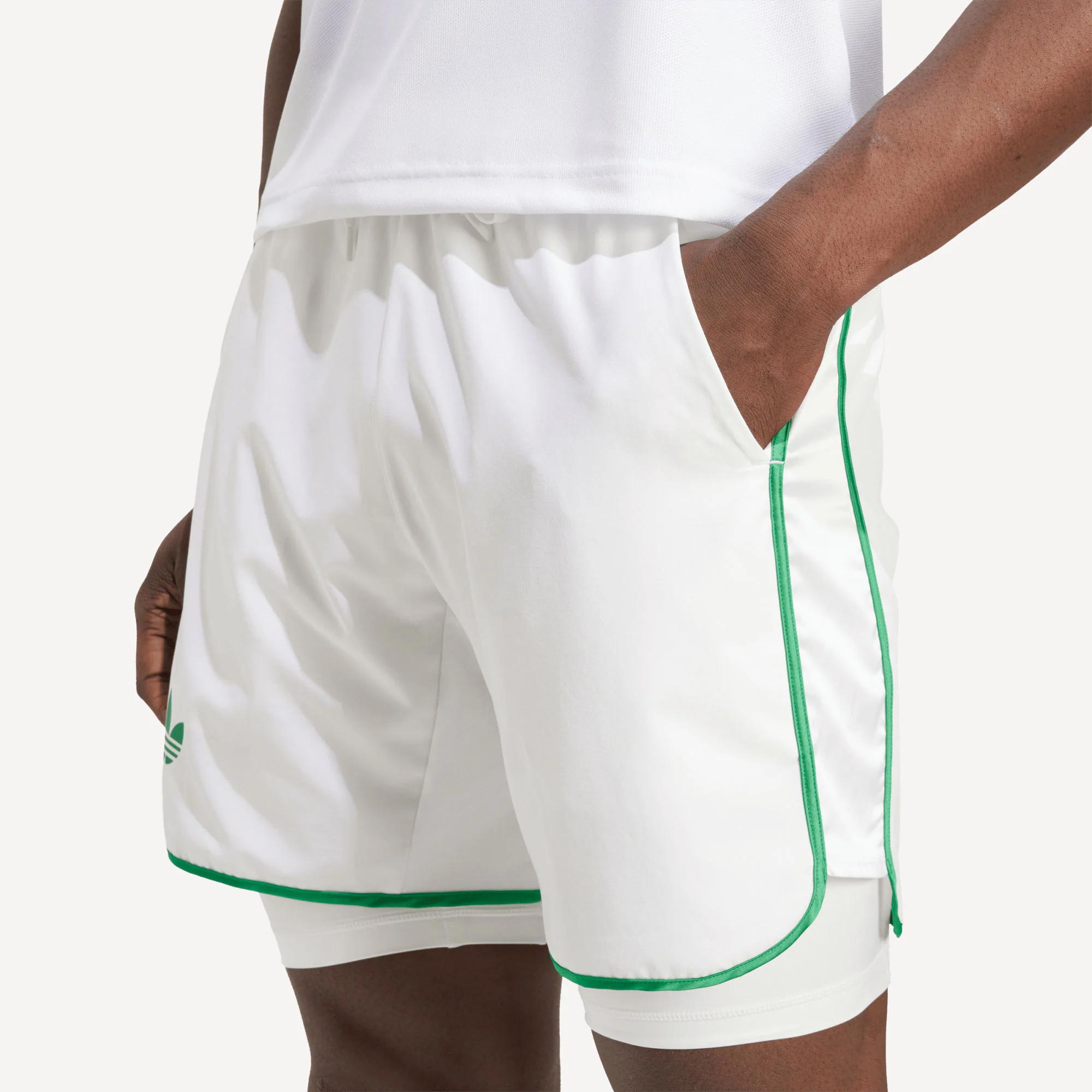 adidas Originals Pro London Men's 7-Inch Tennis Shorts and Inner Shorts Set - Image 4