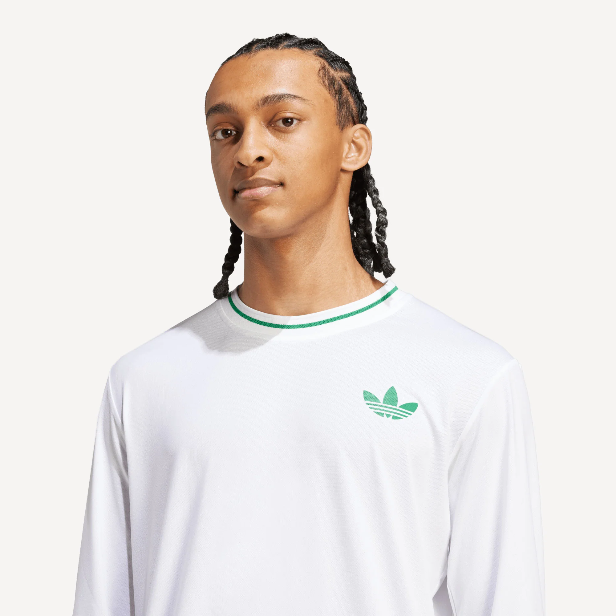 adidas Originals Pro London Men's Long Sleeve Tennis Shirt - Image 4