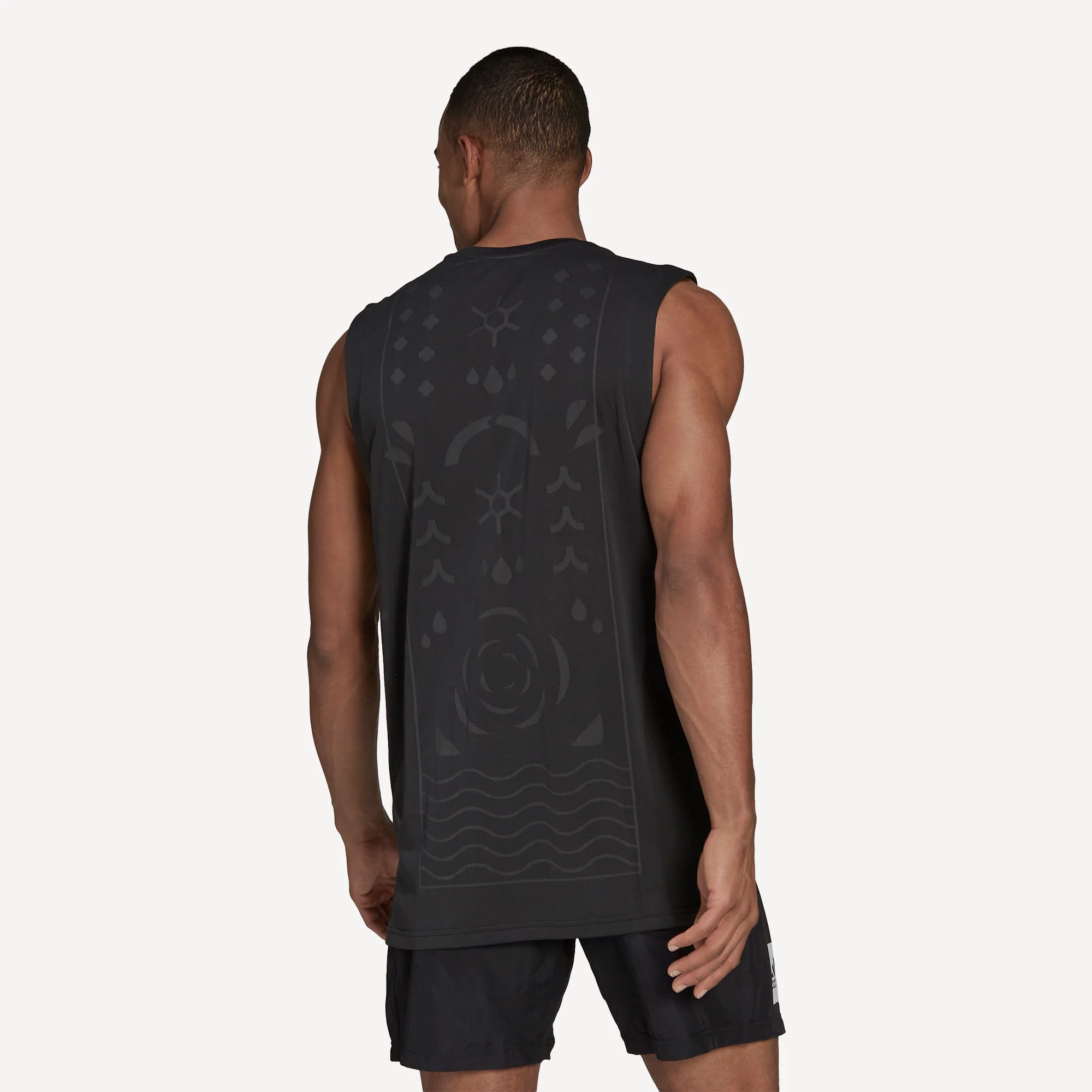 adidas Paris Men's Sleeveless Tennis Shirt - Image 2