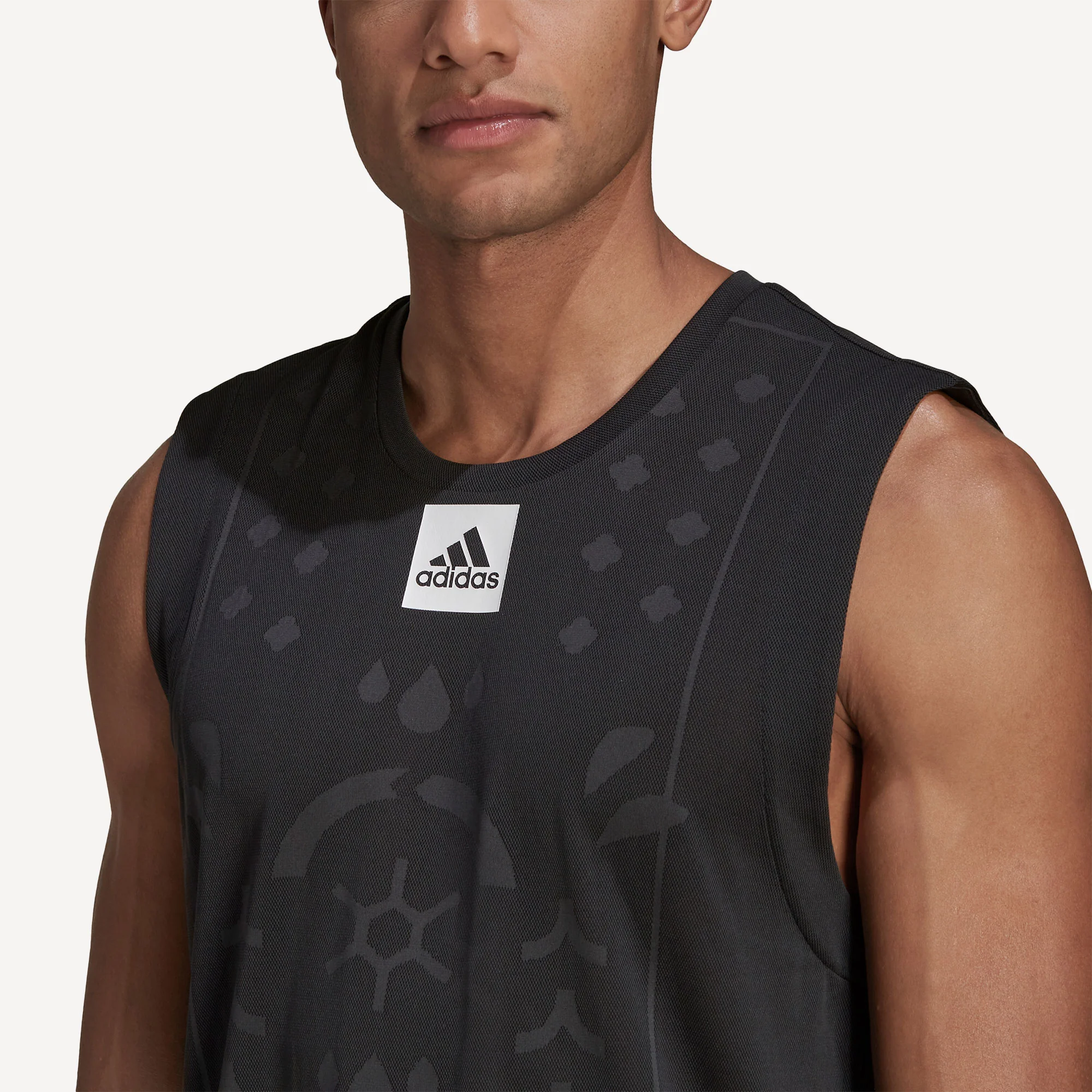 adidas Paris Men's Sleeveless Tennis Shirt - Image 5