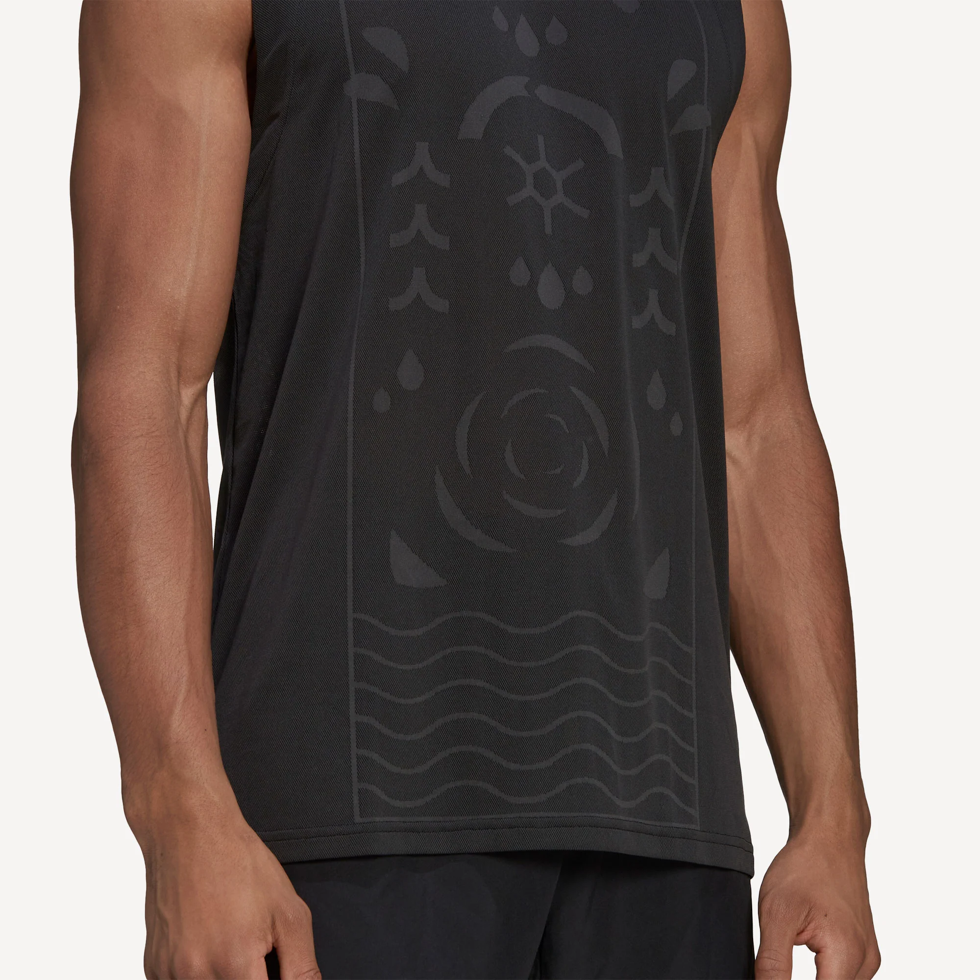 adidas Paris Men's Sleeveless Tennis Shirt - Image 7