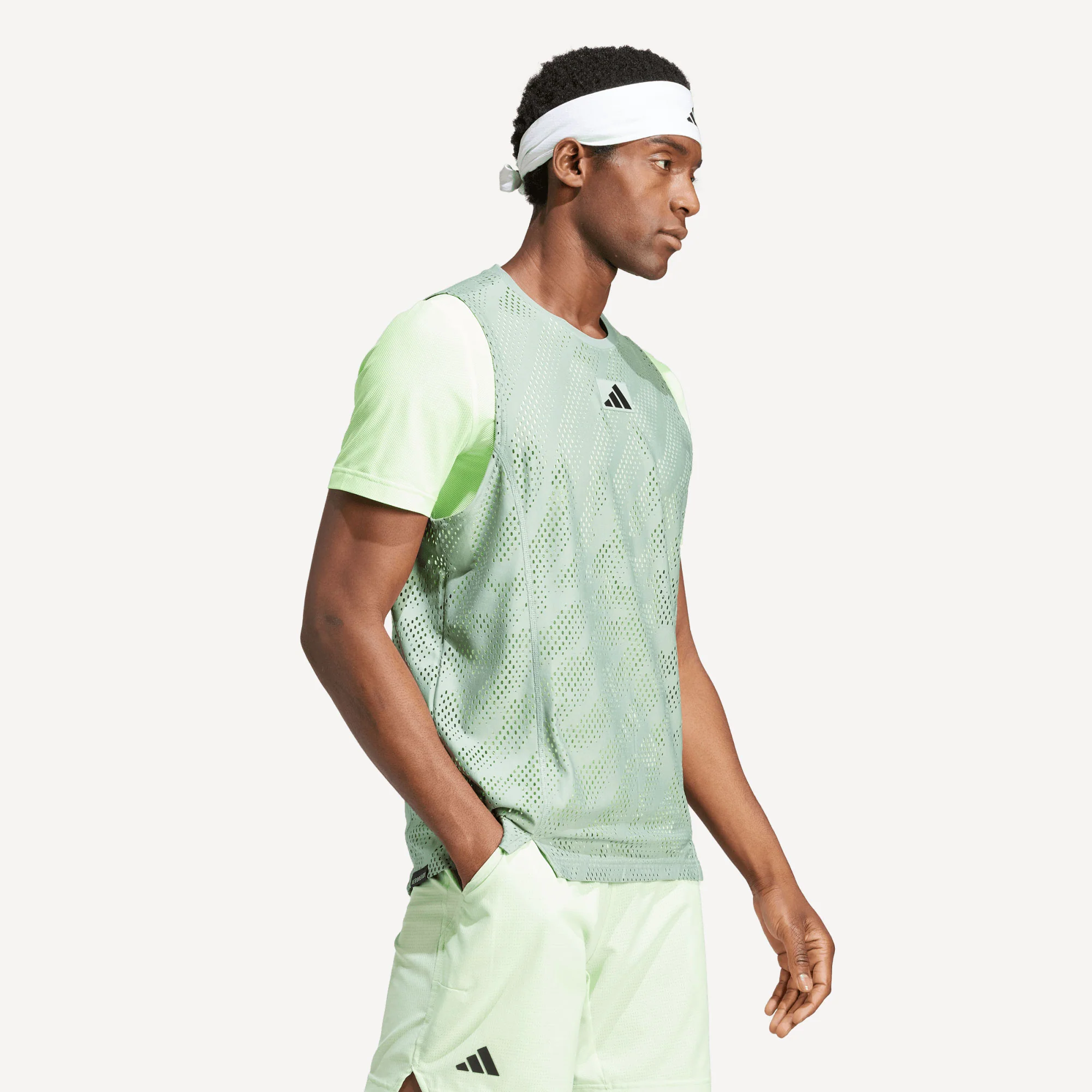 adidas Pro Melbourne Men's Layering Tennis Shirt - Image 3