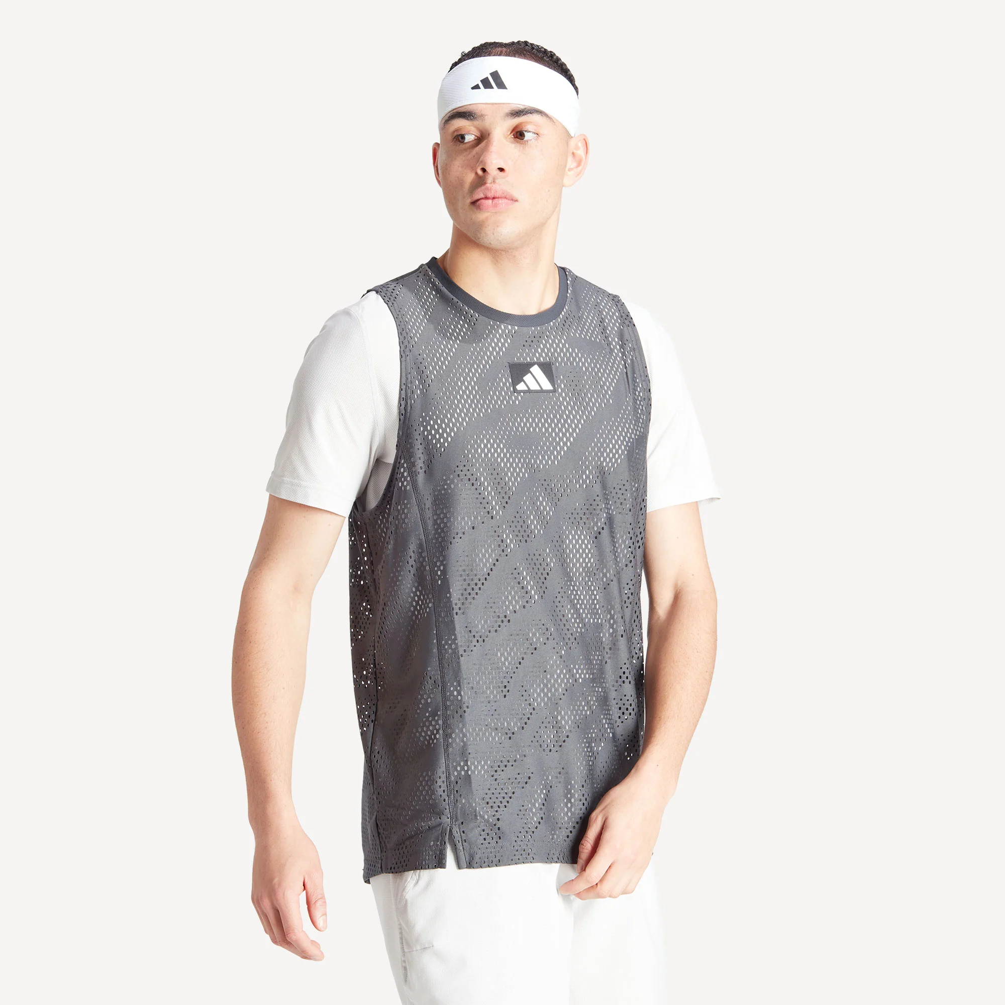 adidas Pro Melbourne Men's Layering Tennis Shirt - Image 3