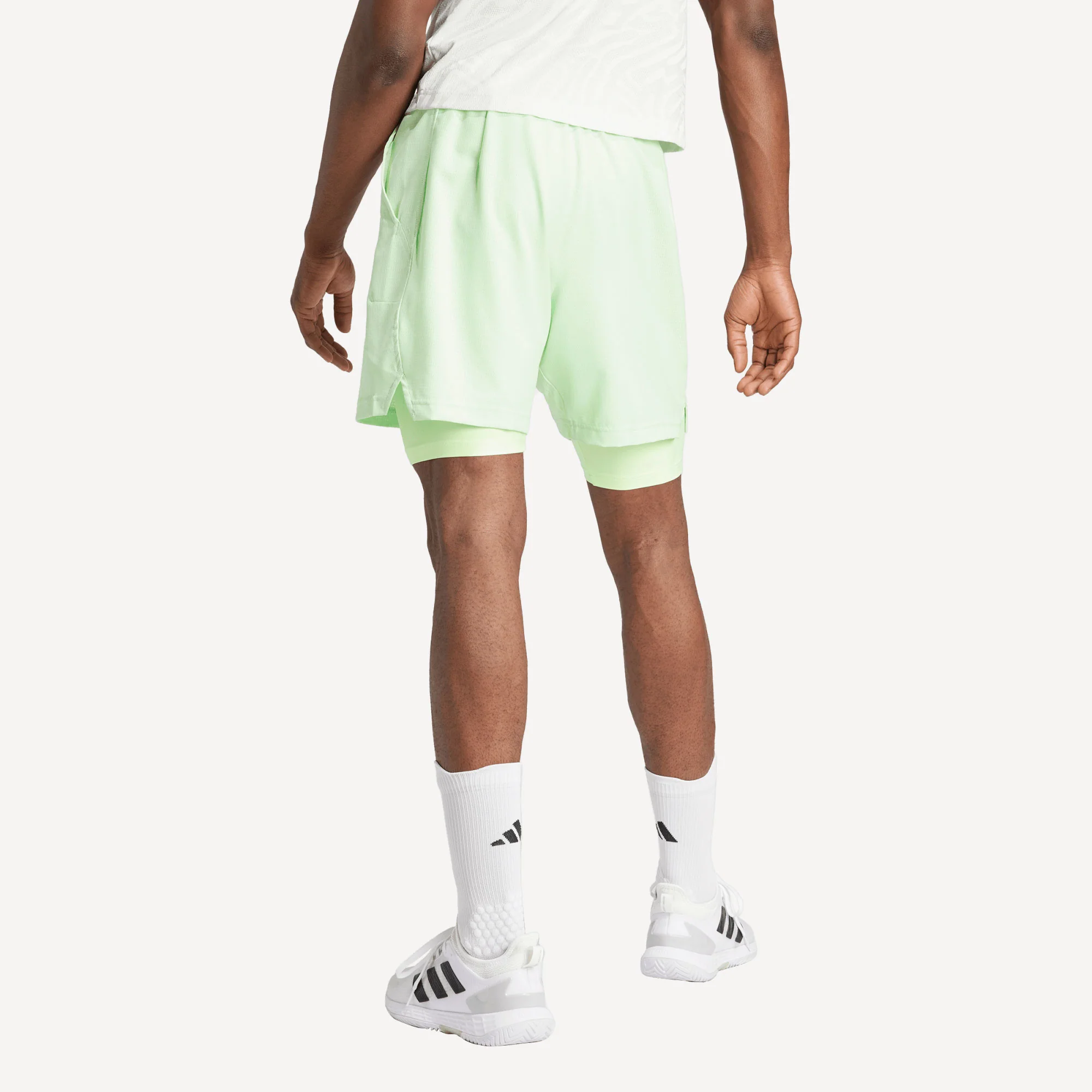 adidas Pro Melbourne Men's Tennis Shorts and Inner Shorts Set - Image 2