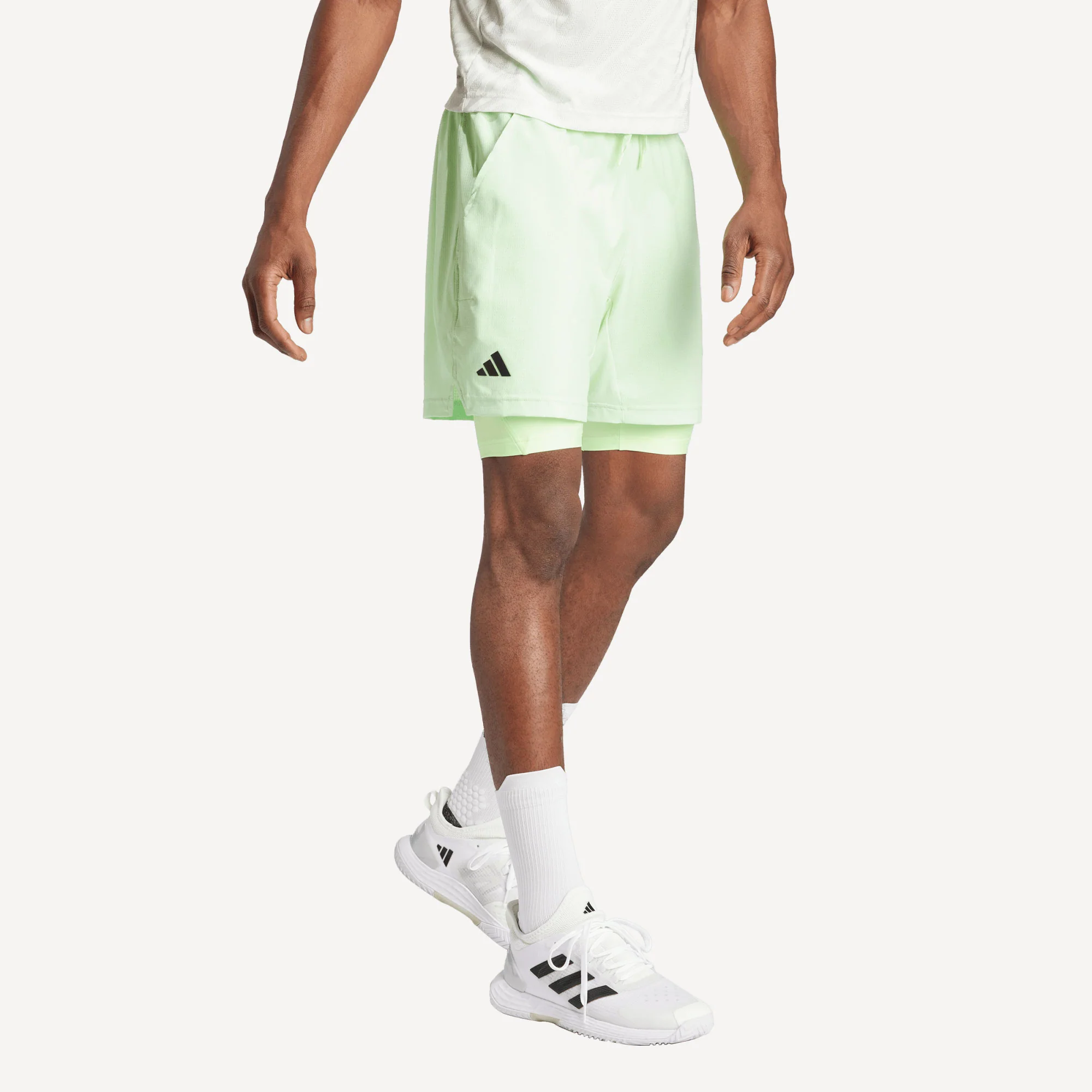 adidas Pro Melbourne Men's Tennis Shorts and Inner Shorts Set - Image 3