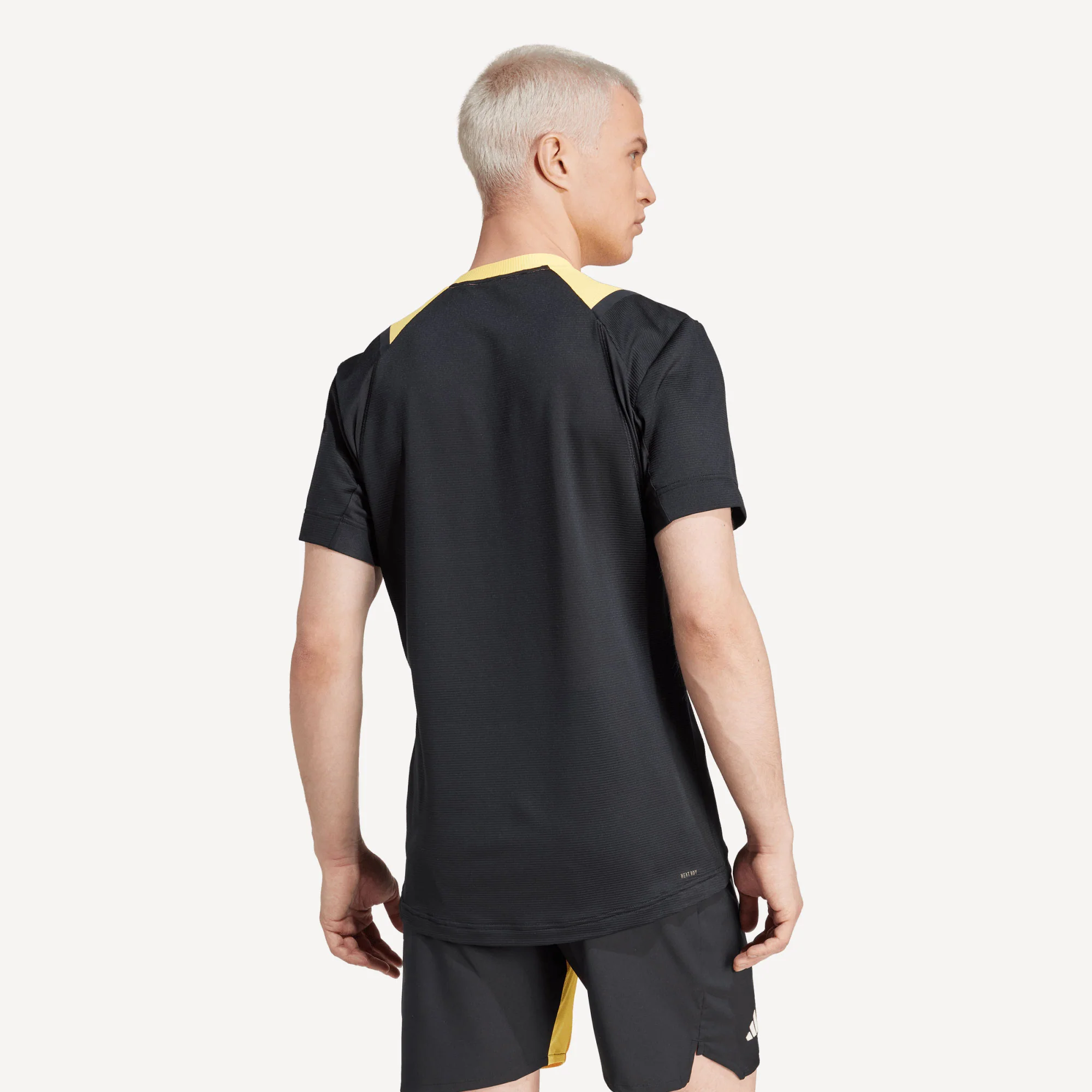 adidas Pro Paris Men's Rib Tennis Shirt - Image 2