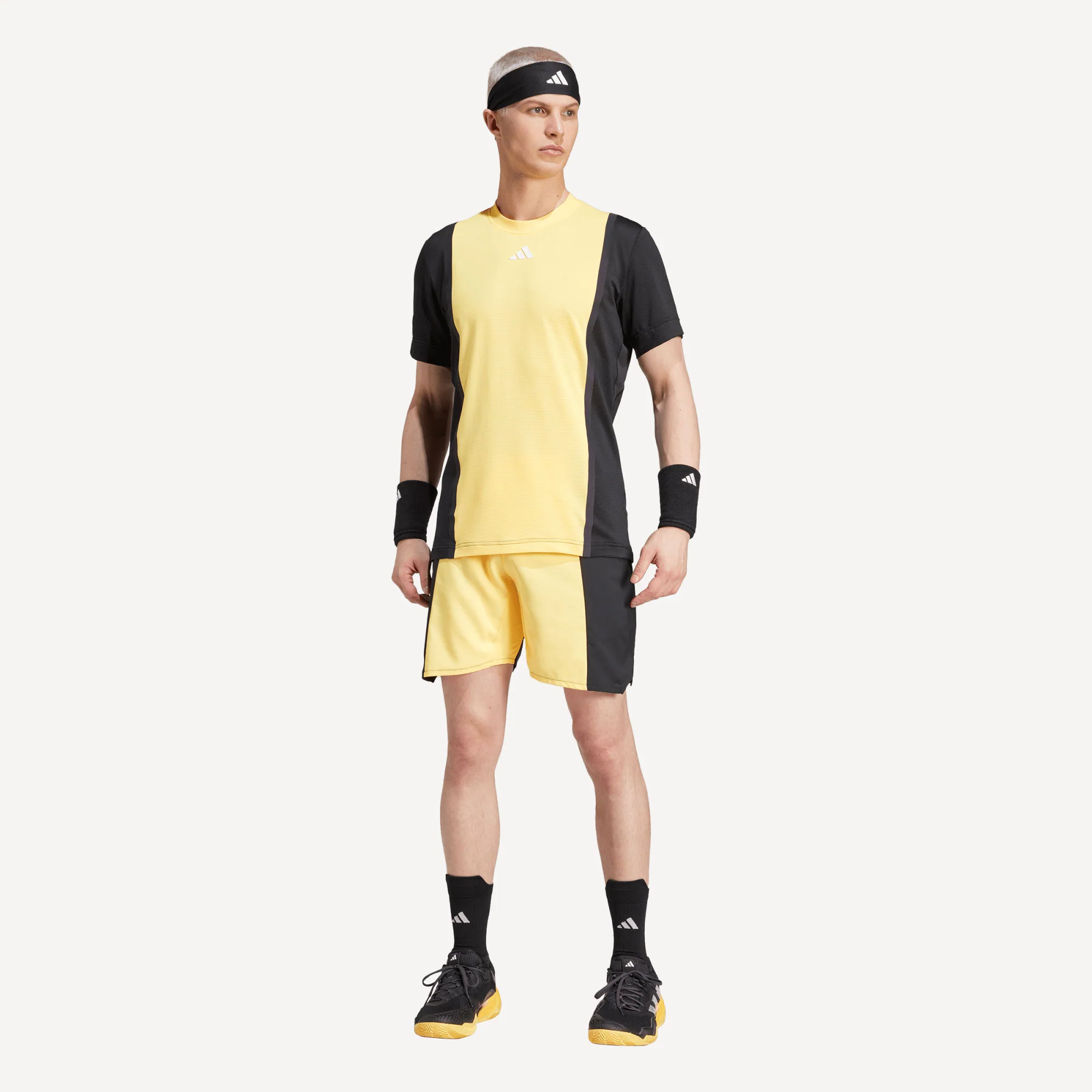 adidas Pro Paris Men's Rib Tennis Shirt - Image 4