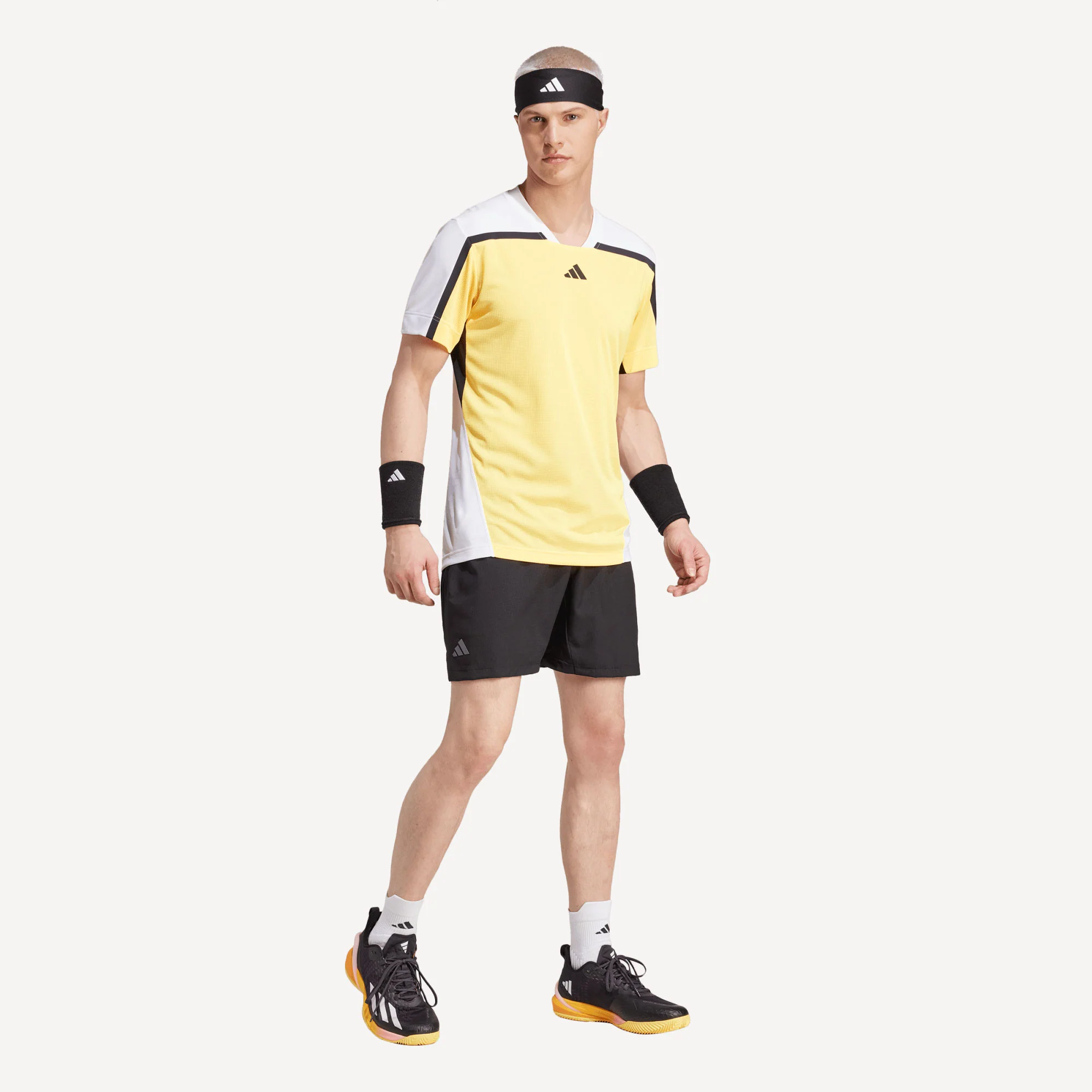 adidas Pro Paris Men's Tennis Shorts and Inner Shorts Set - Image 4