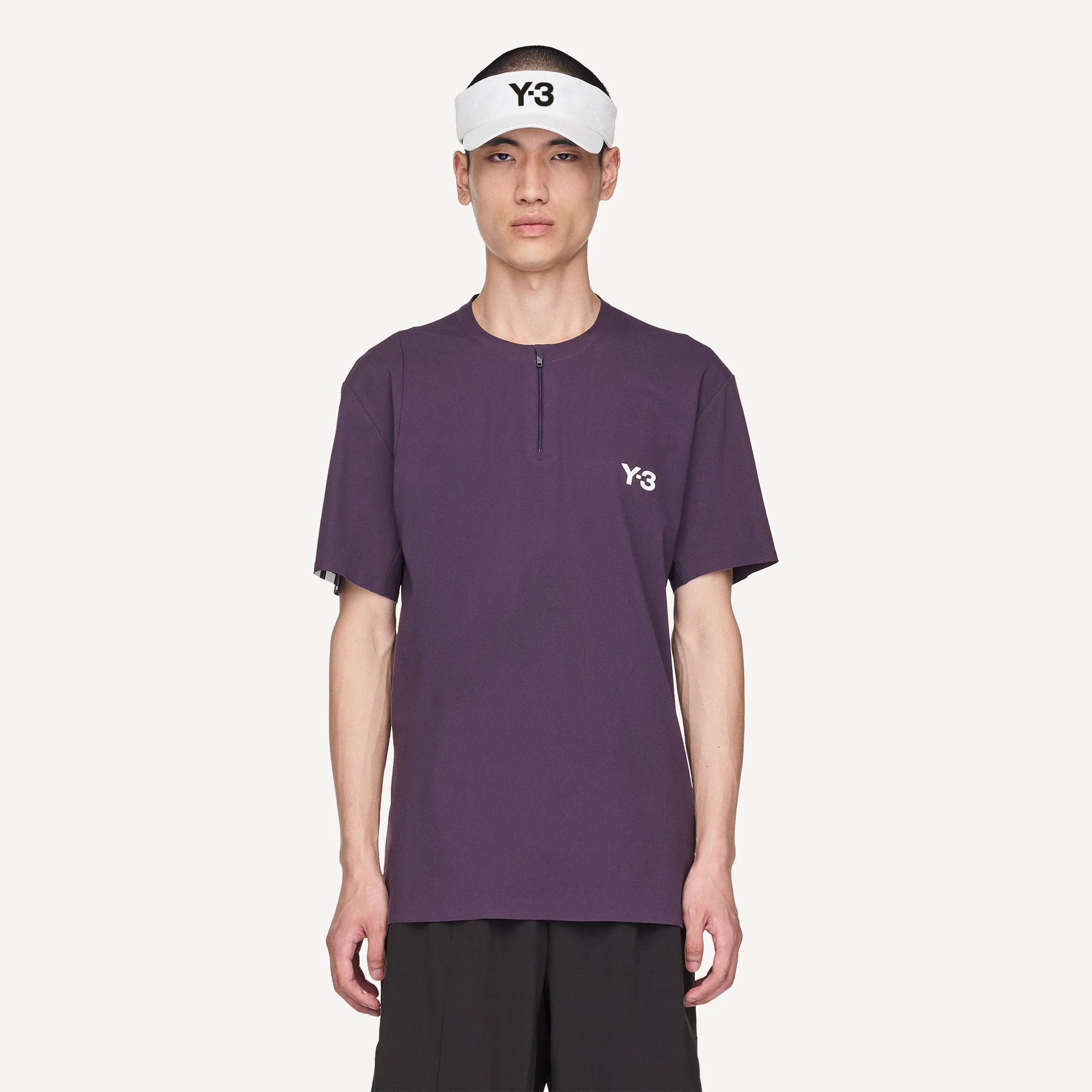 adidas Y-3 Pro US Open Men's Freelift Zip Tennis Shirt