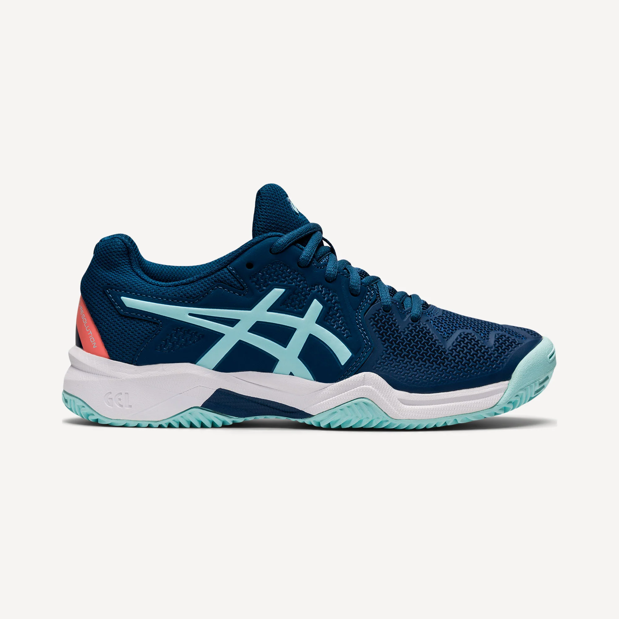 ASICS Gel-Resolution 8 Kids' Clay Court Tennis Shoes