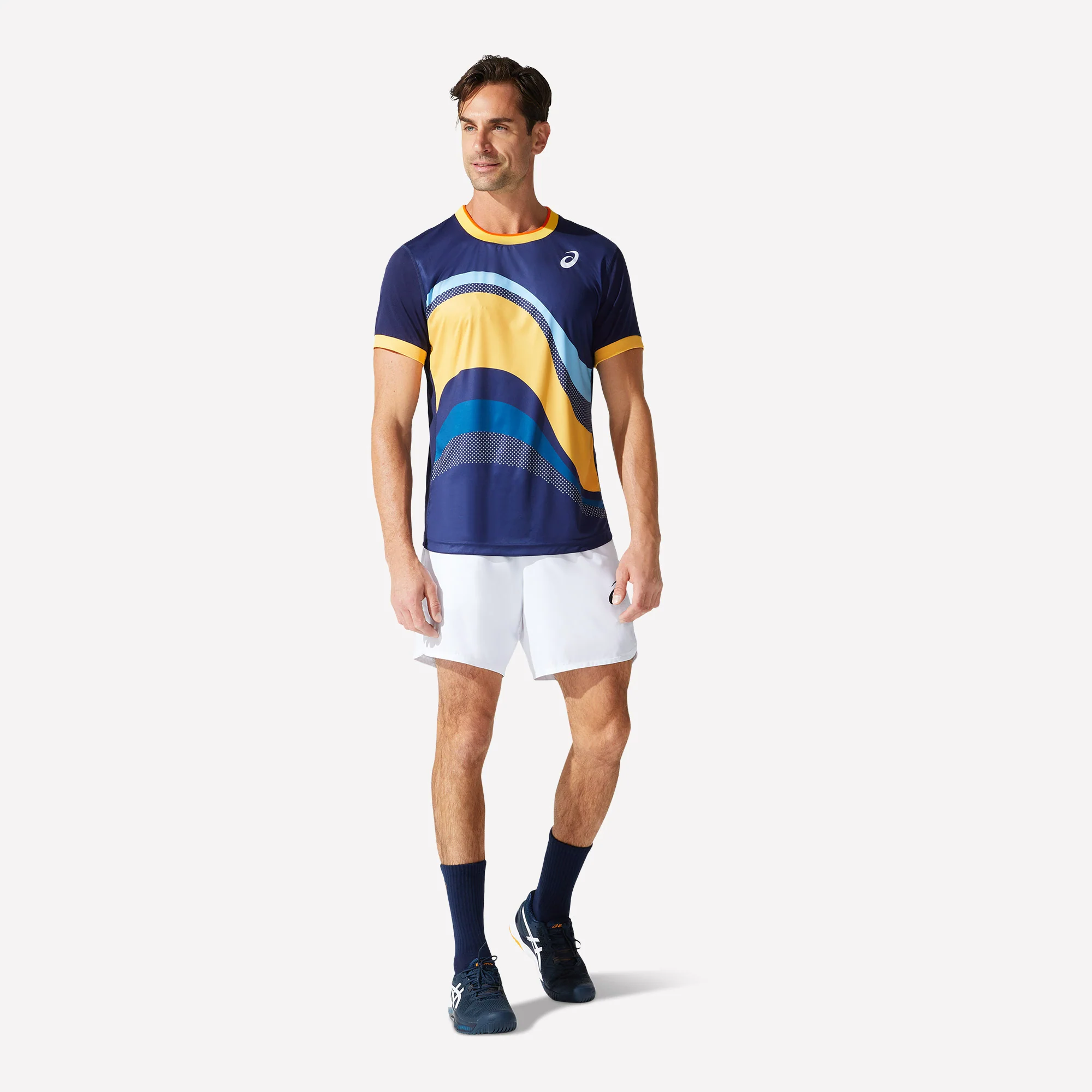 ASICS Match Men's Graphic Print Tennis Shirt - Image 3