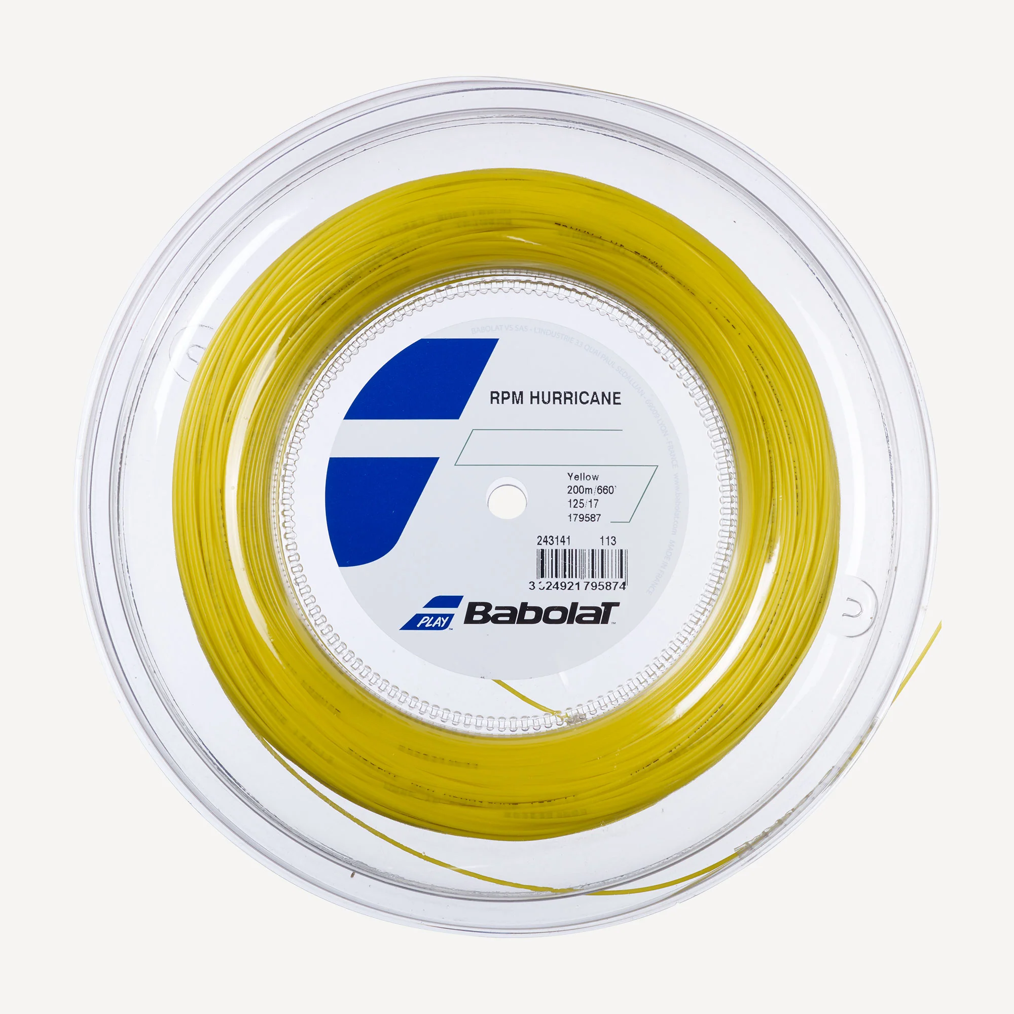 Babolat RPM Hurricane Tennis String Reel 200 m