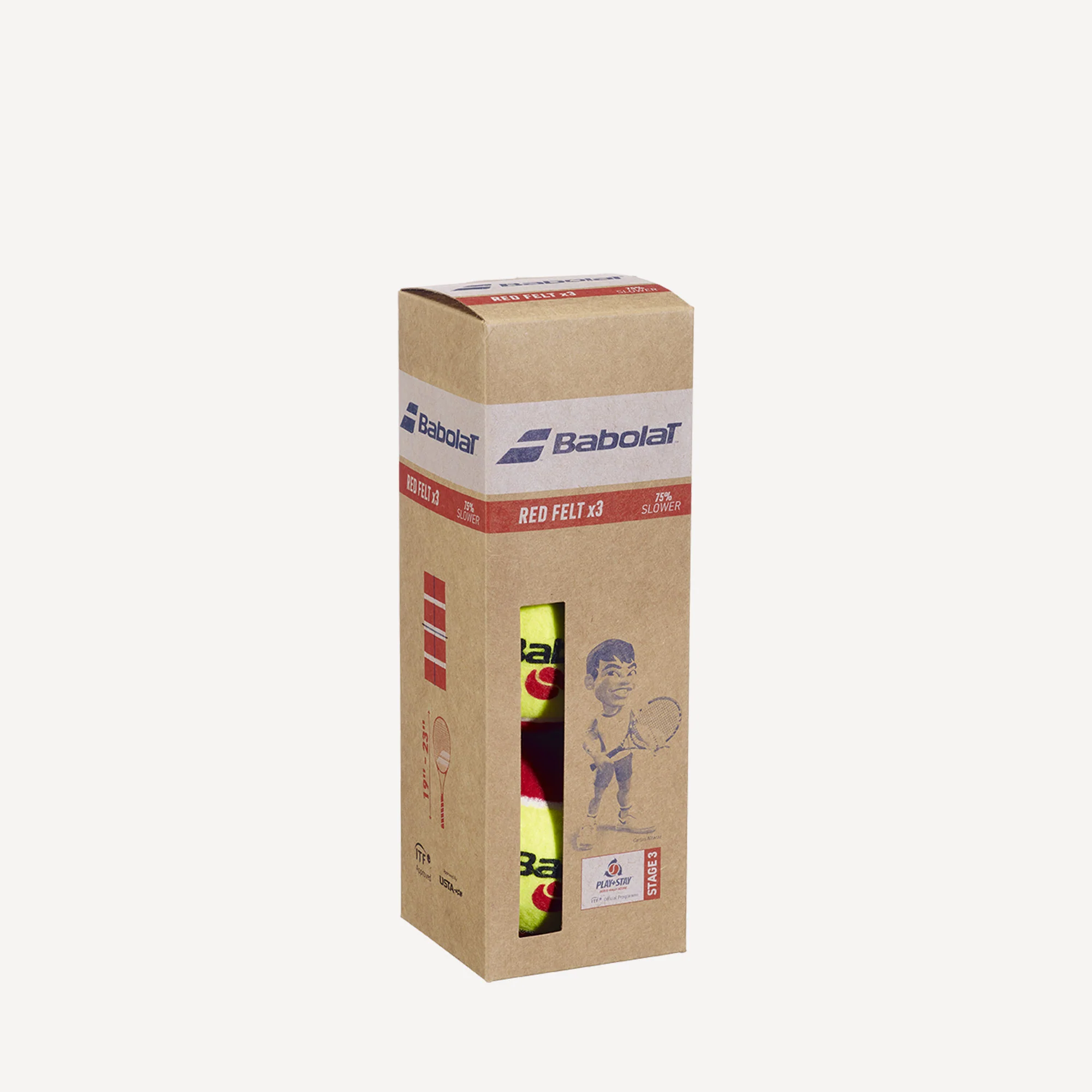 Babolat Stage 3 Red 3 Tennis Balls