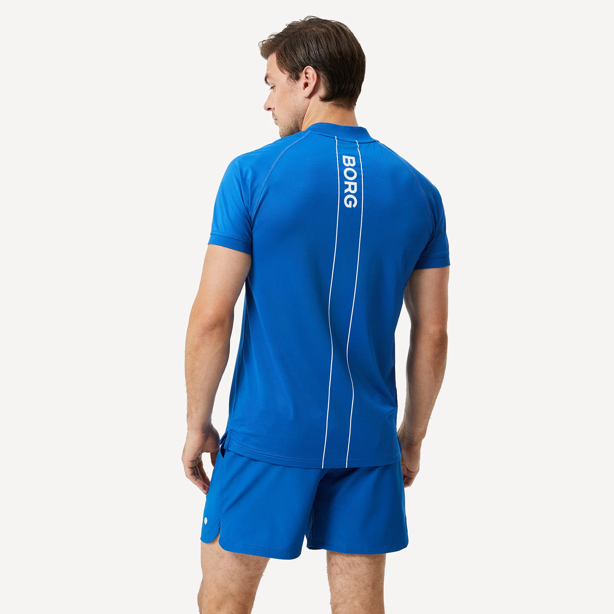 Björn Borg Ace Men's Performance Zip Tennis Polo - Image 2