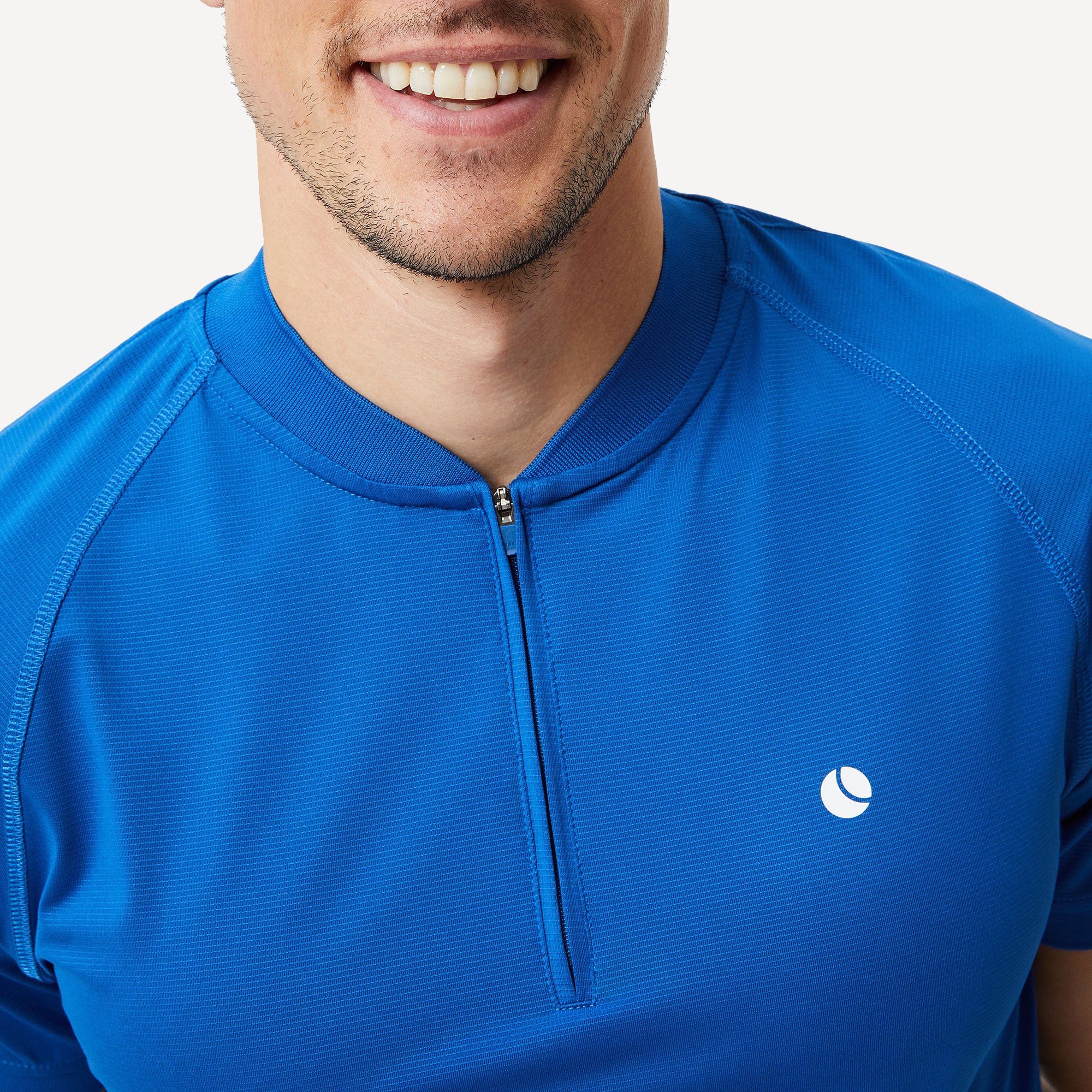Björn Borg Ace Men's Performance Zip Tennis Polo - Image 3