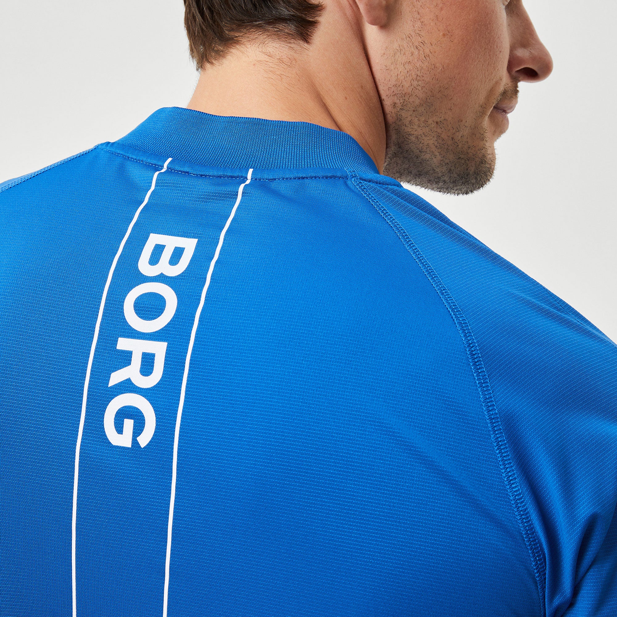 Björn Borg Ace Men's Performance Zip Tennis Polo - Image 4