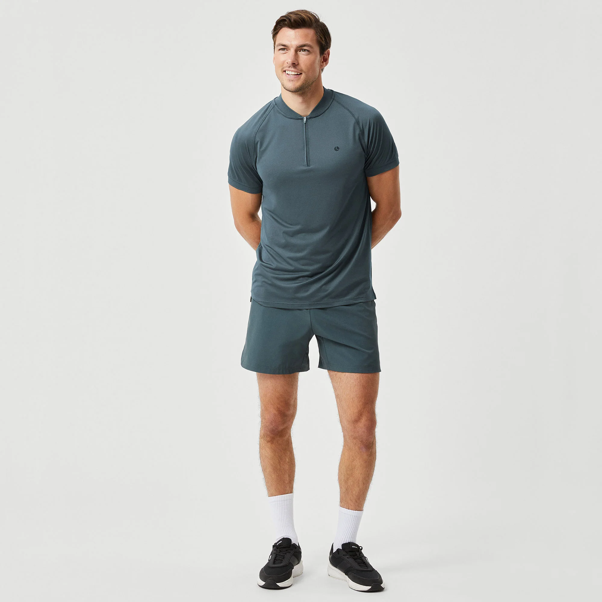 Björn Borg Ace Men's Performance Zip Tennis Polo - Image 4