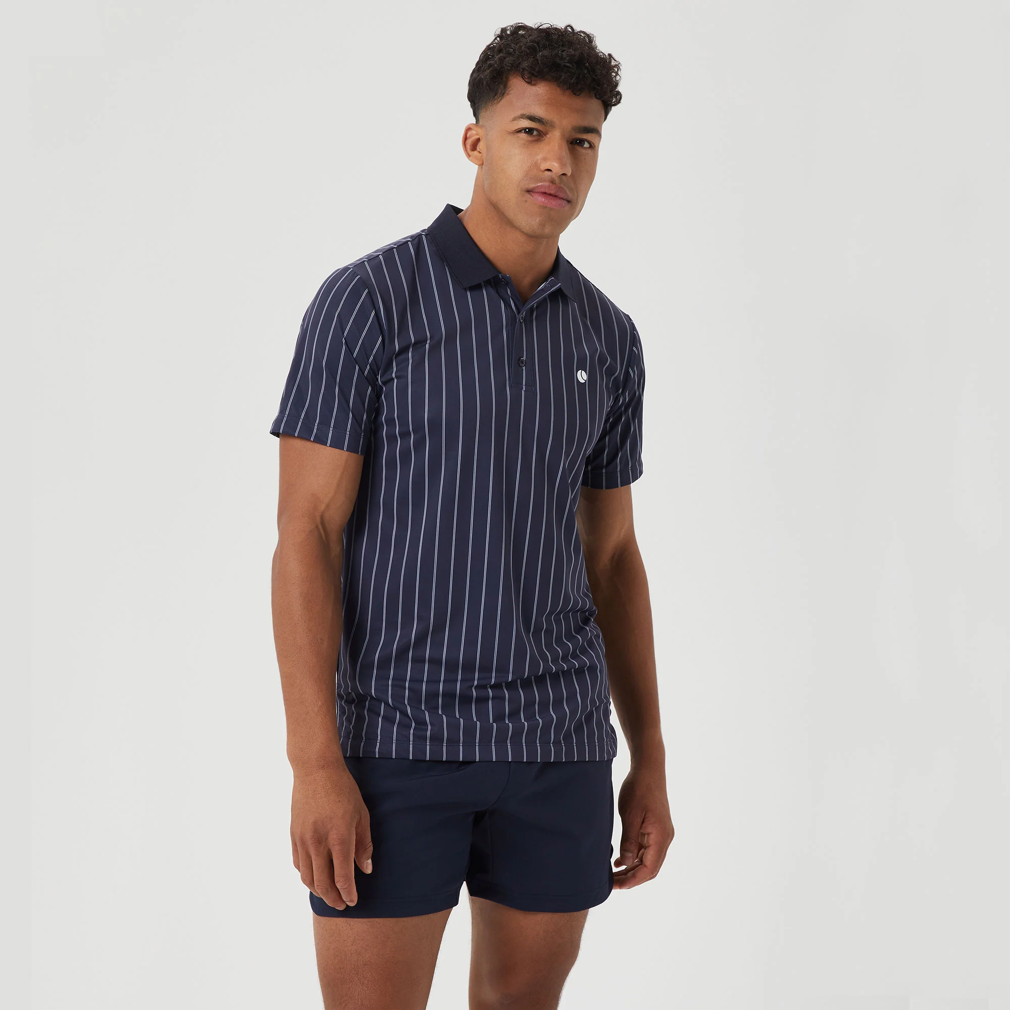Björn Borg Ace Men's Pinstripe Tennis Polo