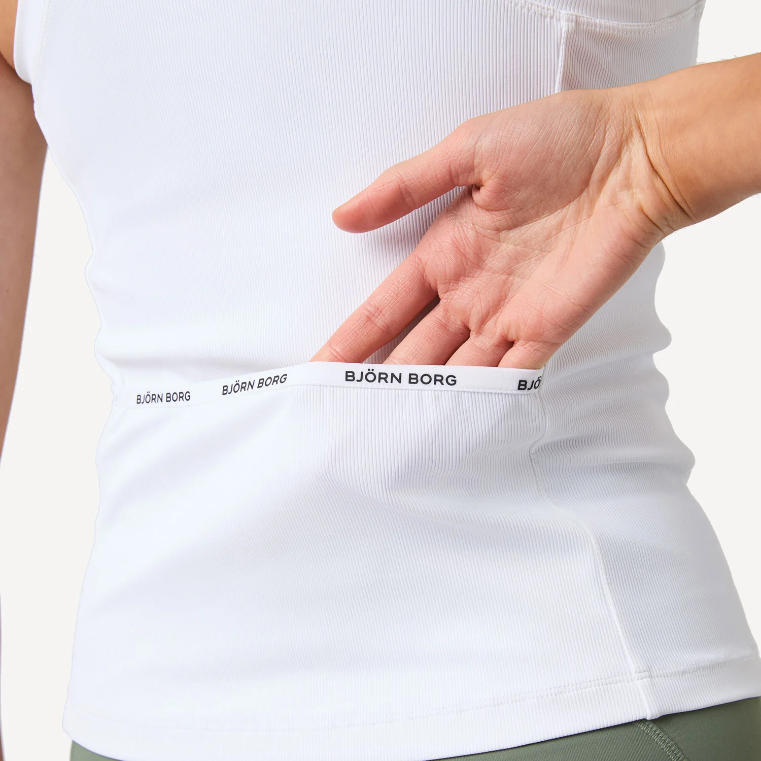 Björn Borg Ace Women's Pocket Ribbed Tennis Tank - Image 4