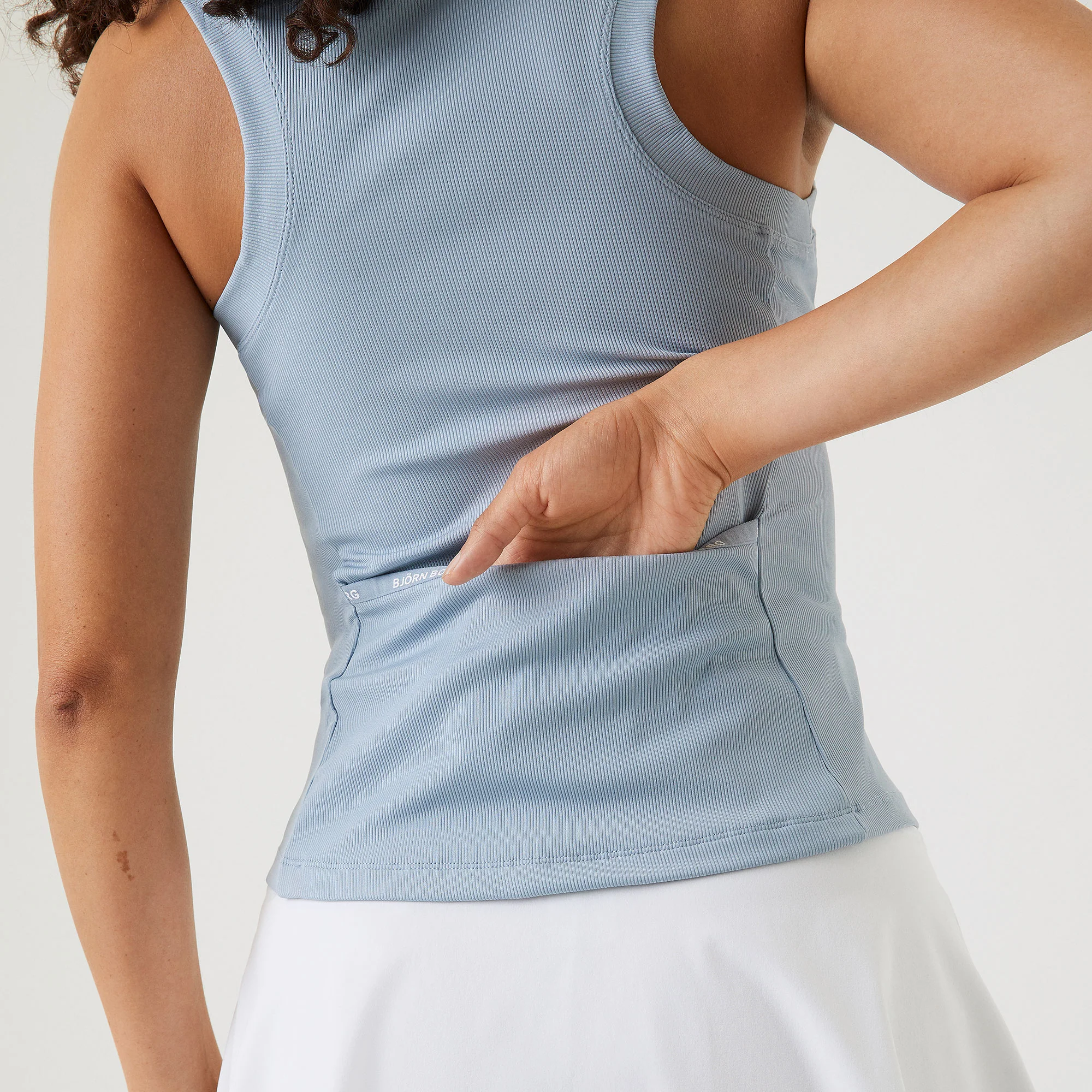 Björn Borg Ace Women's Rib Pocket Tennis Tank - Image 4