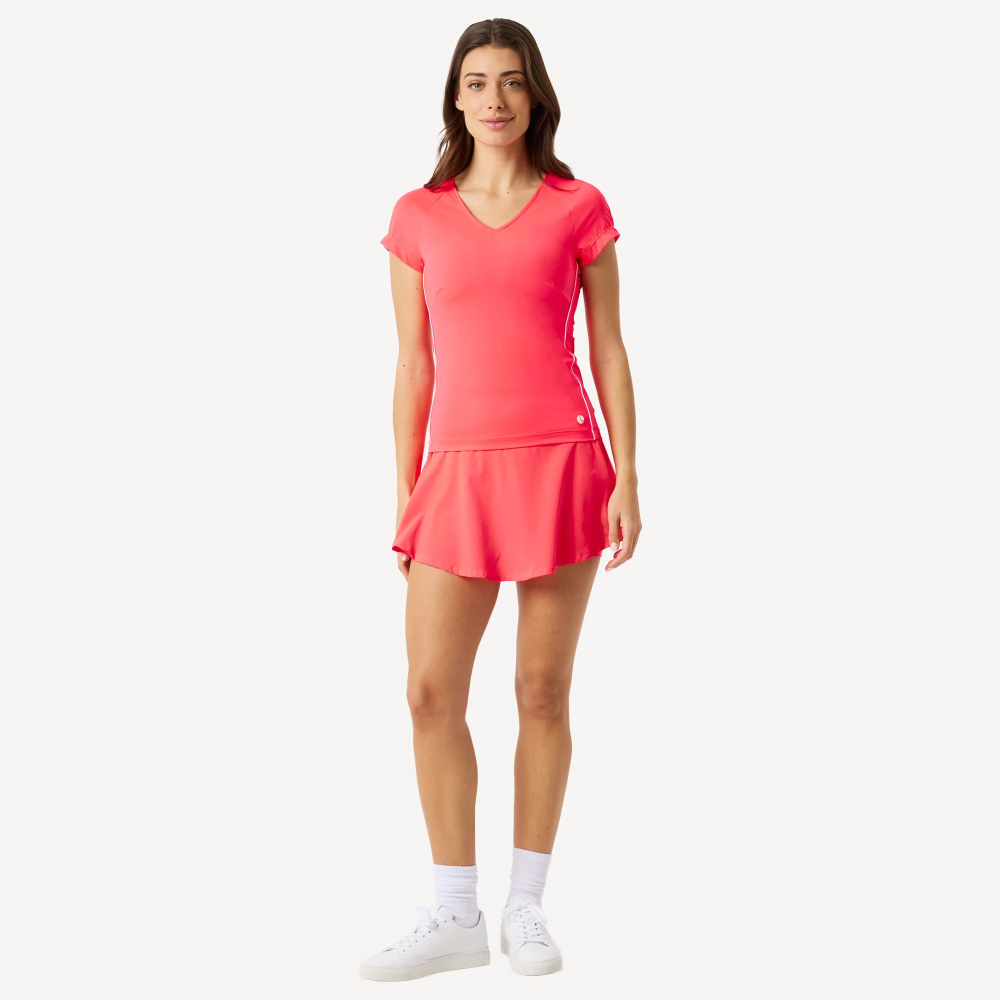 Björn Borg Ace Women's V-Neck Tennis Shirt - Image 3