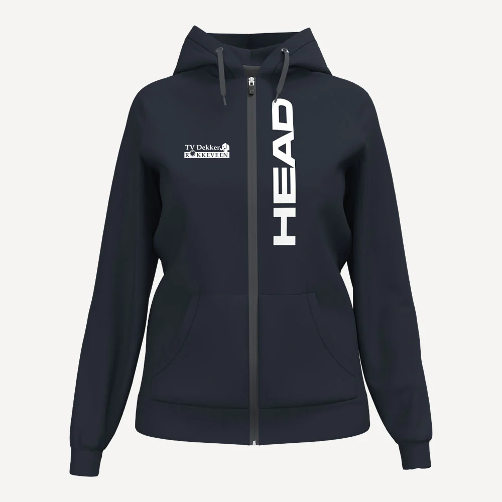 HEAD Club Women's Original Full-Zip Tennis Hoodie - TVDR