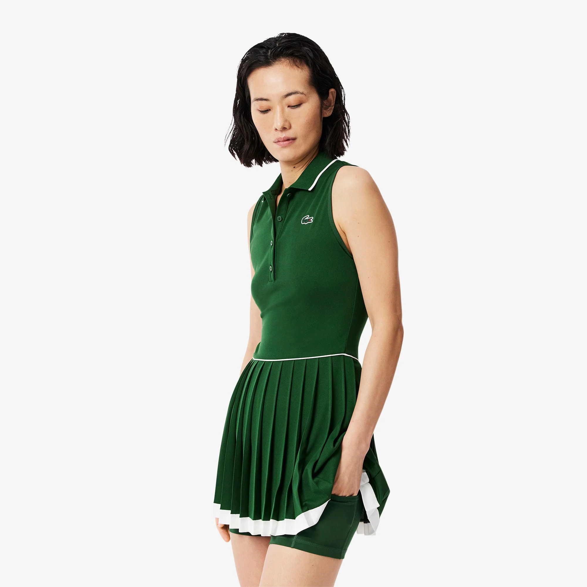 Lacoste Heritage Women's Ultra Dry Tennis Dress - Image 3