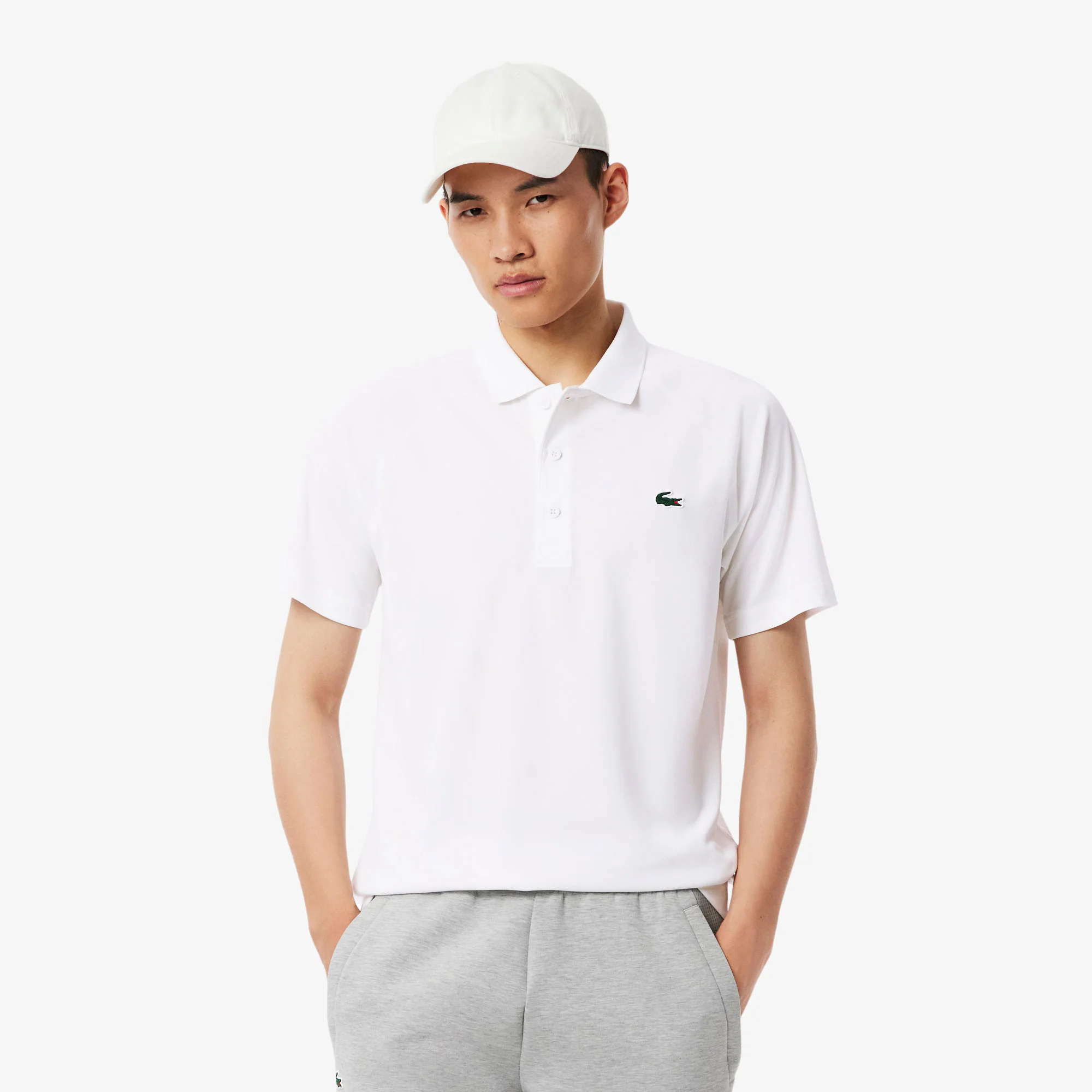 Lacoste Men's Ultra Dry Pique Tennis Polo