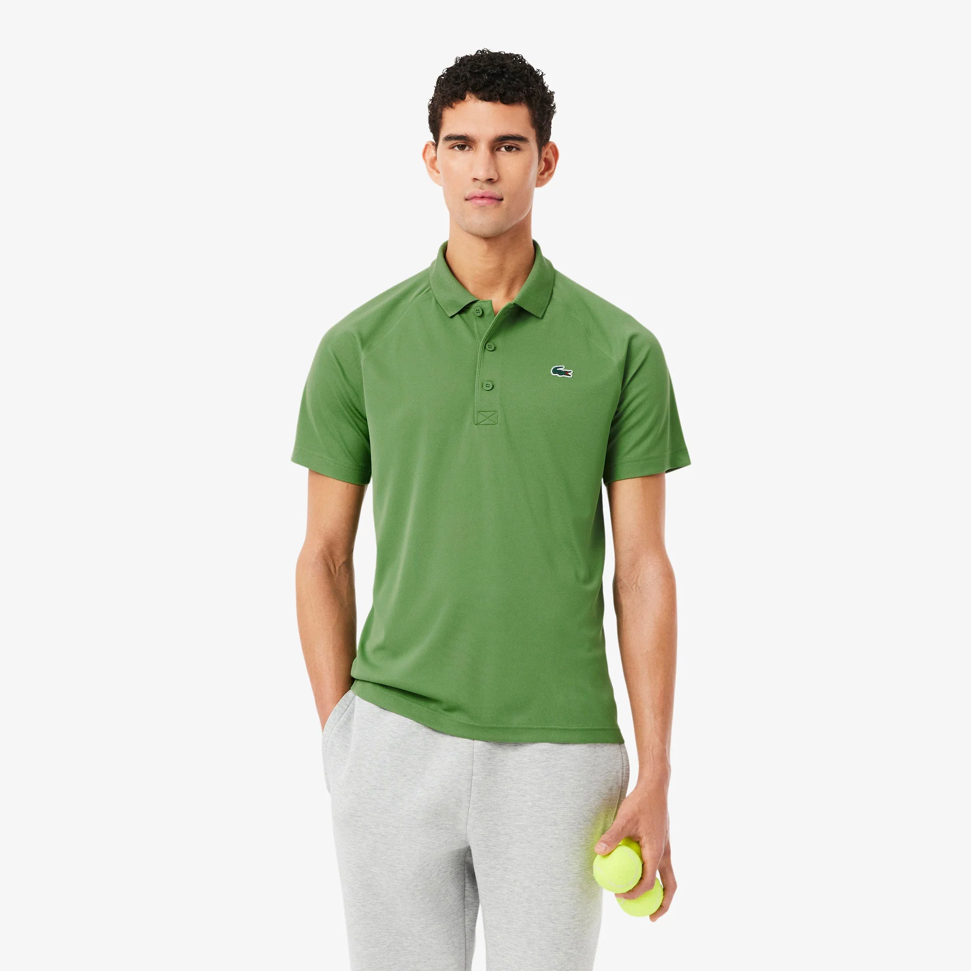 Lacoste Men's Ultra Dry Pique Tennis Polo