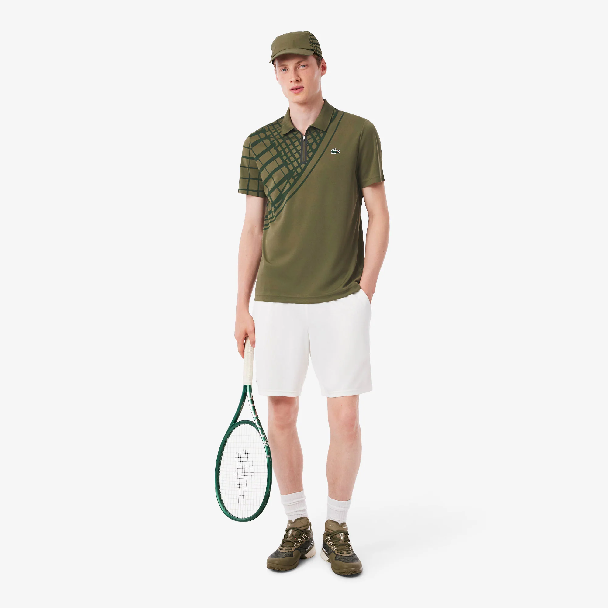 Lacoste Players Men's Ultra Dry Pique Tennis Polo - Image 4