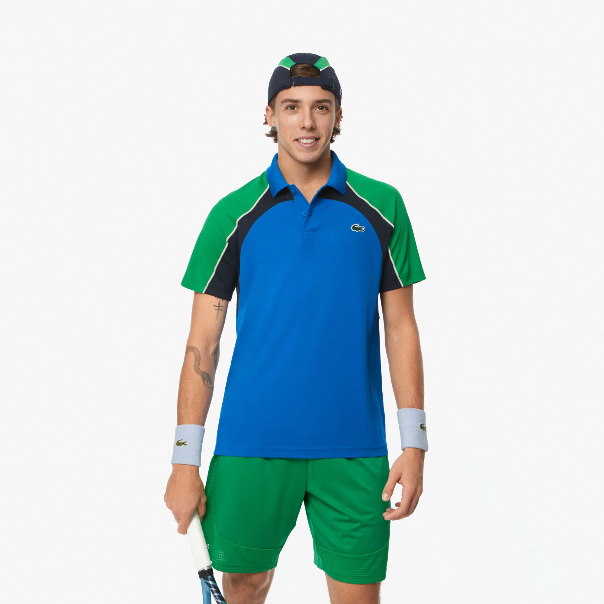 Lacoste Players Men's Ultra Dry Pique Tennis Polo