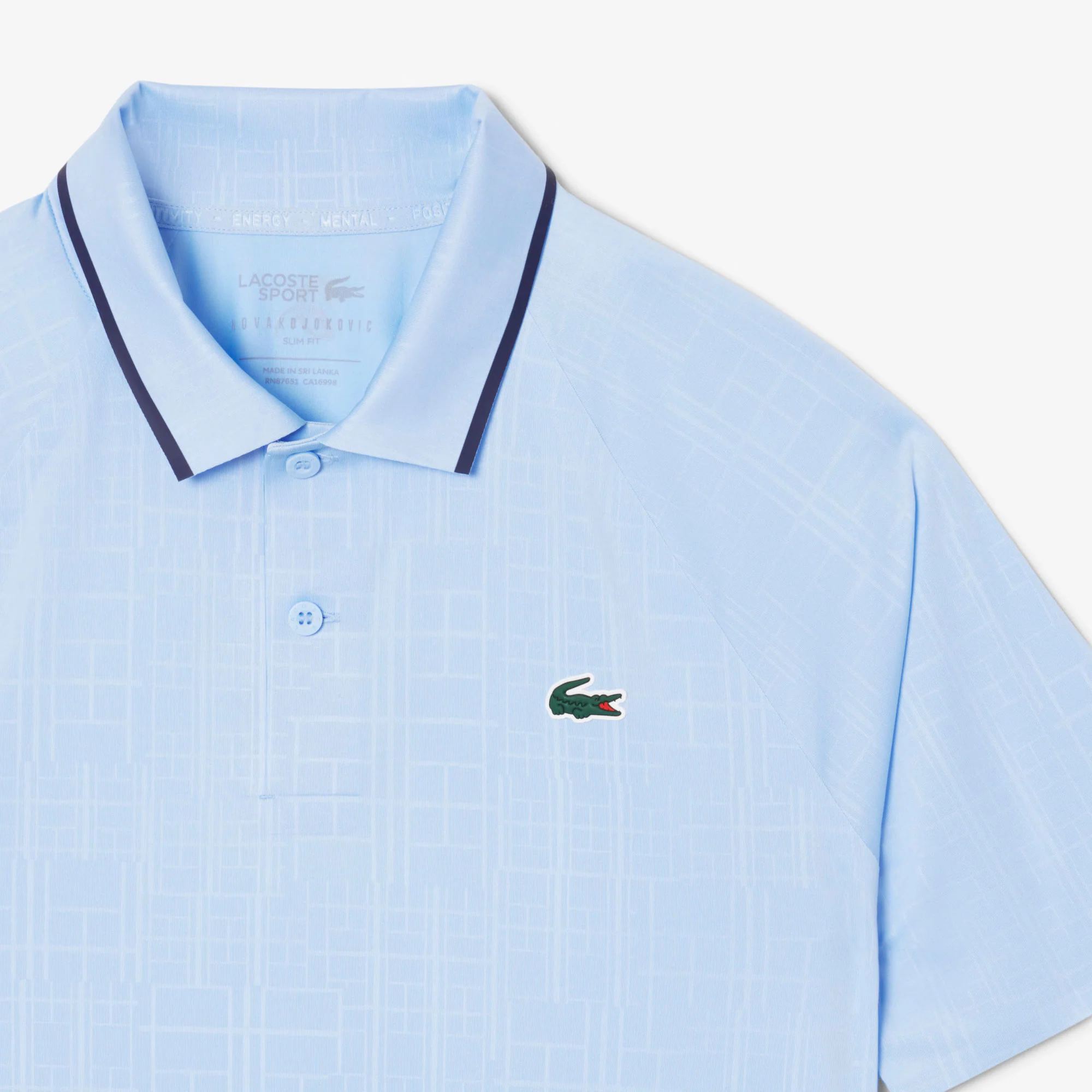 Lacoste x Novak Djokovic Men's On-Court Seamless Tennis Polo - Image 6