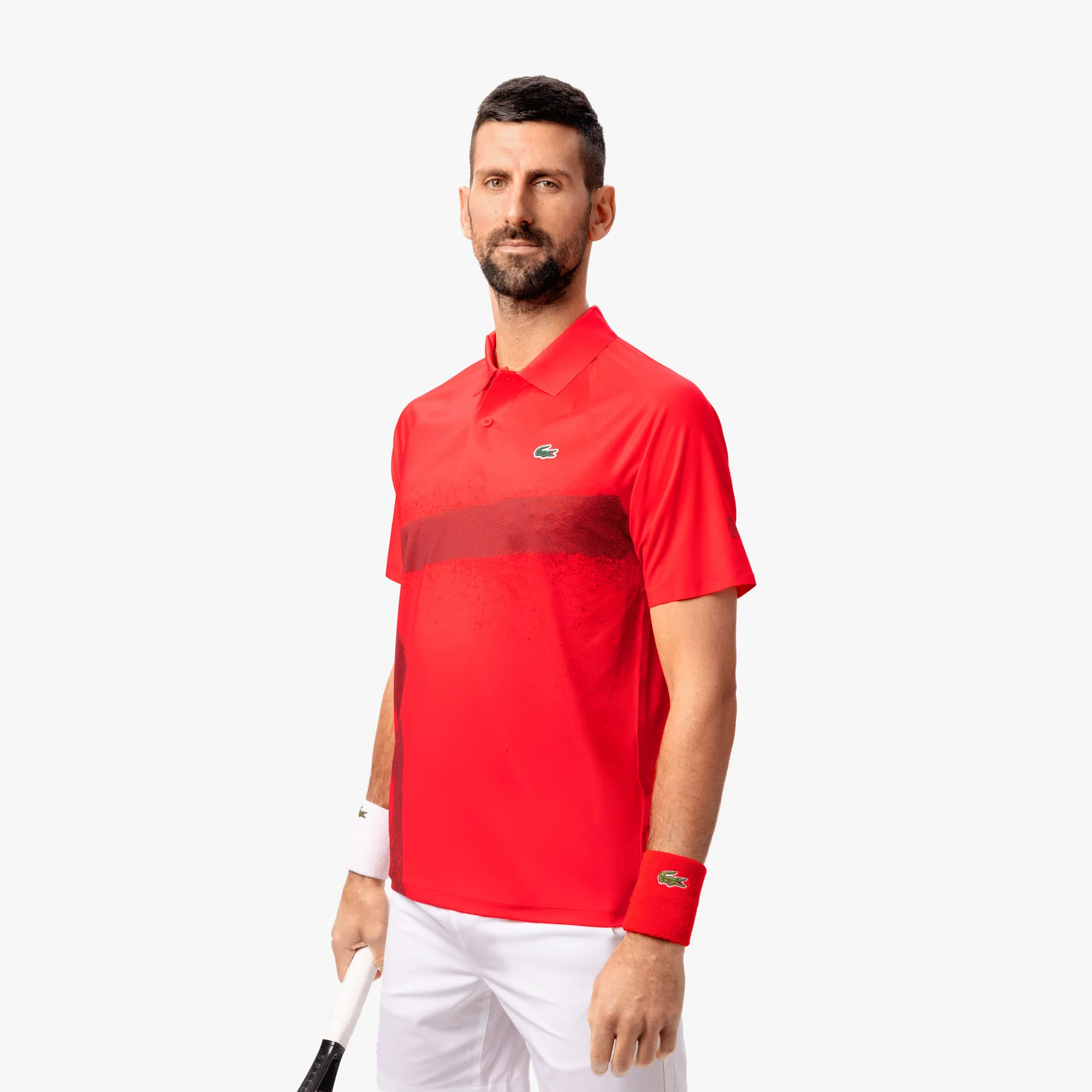 Lacoste x Novak Djokovic Men's On Court Ultra Dry Tennis Polo