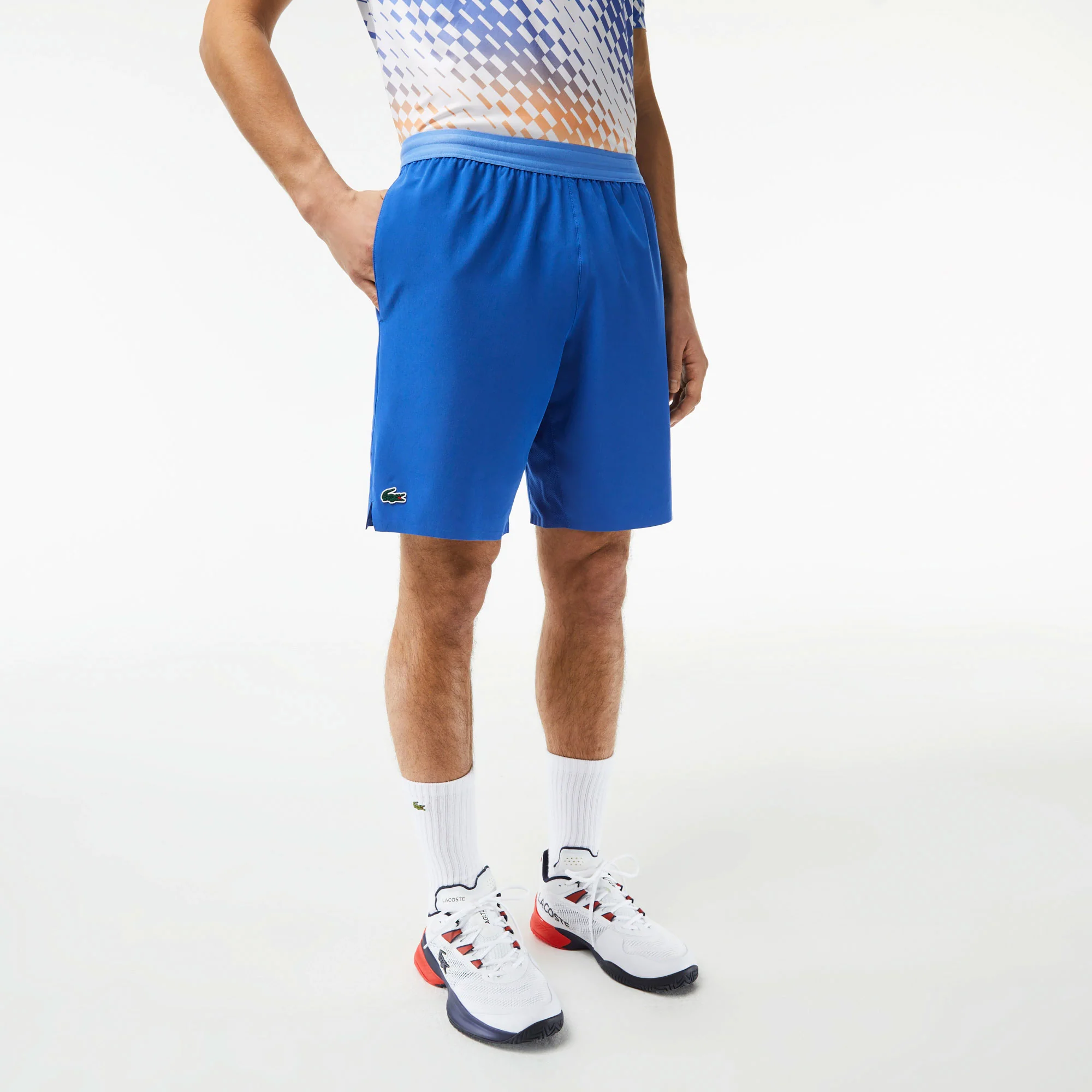 Lacoste x Novak Djokovic Men's Stretch Tennis Shorts