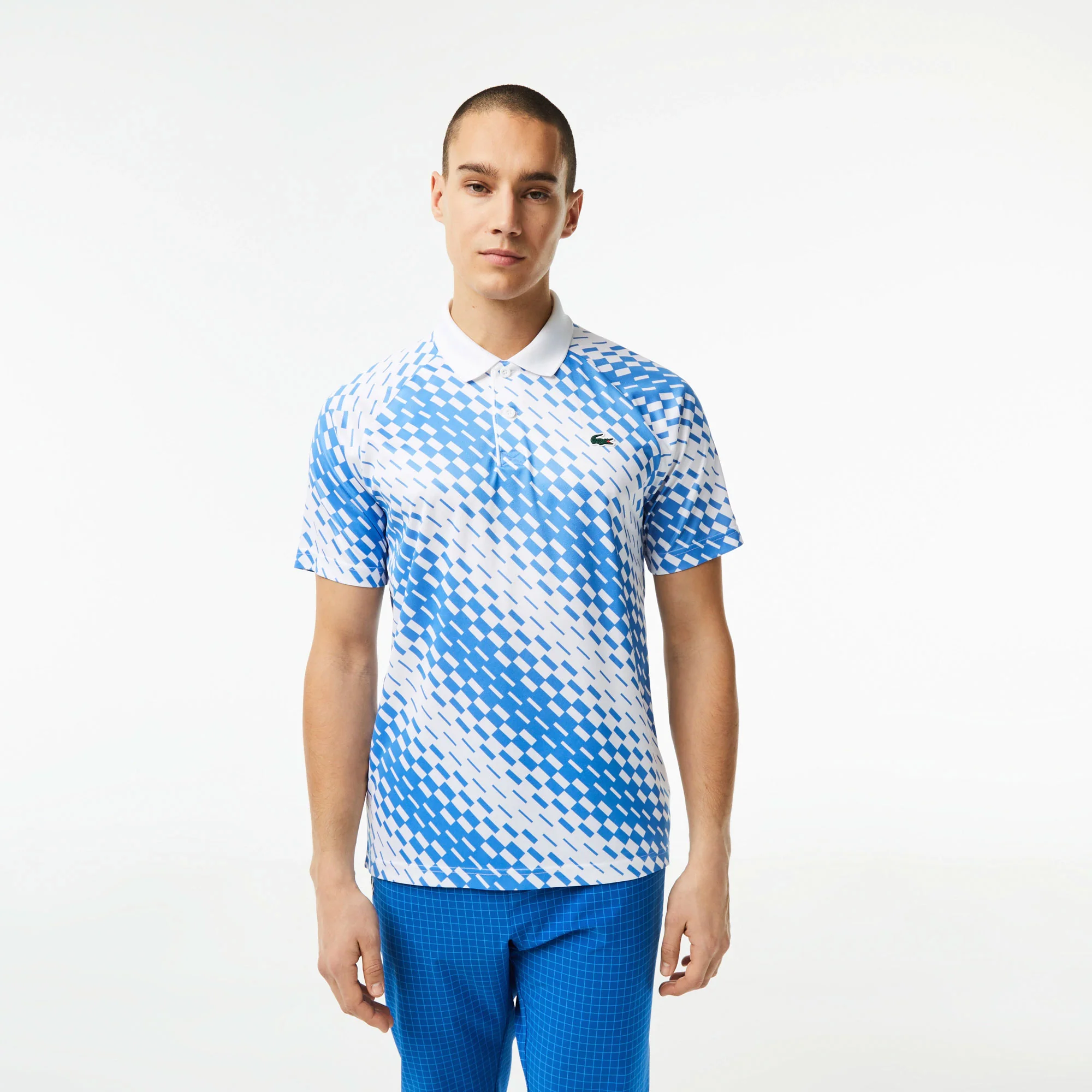 Lacoste x Novak Djokovic Ultra Dry Men's Pique Tennis Polo