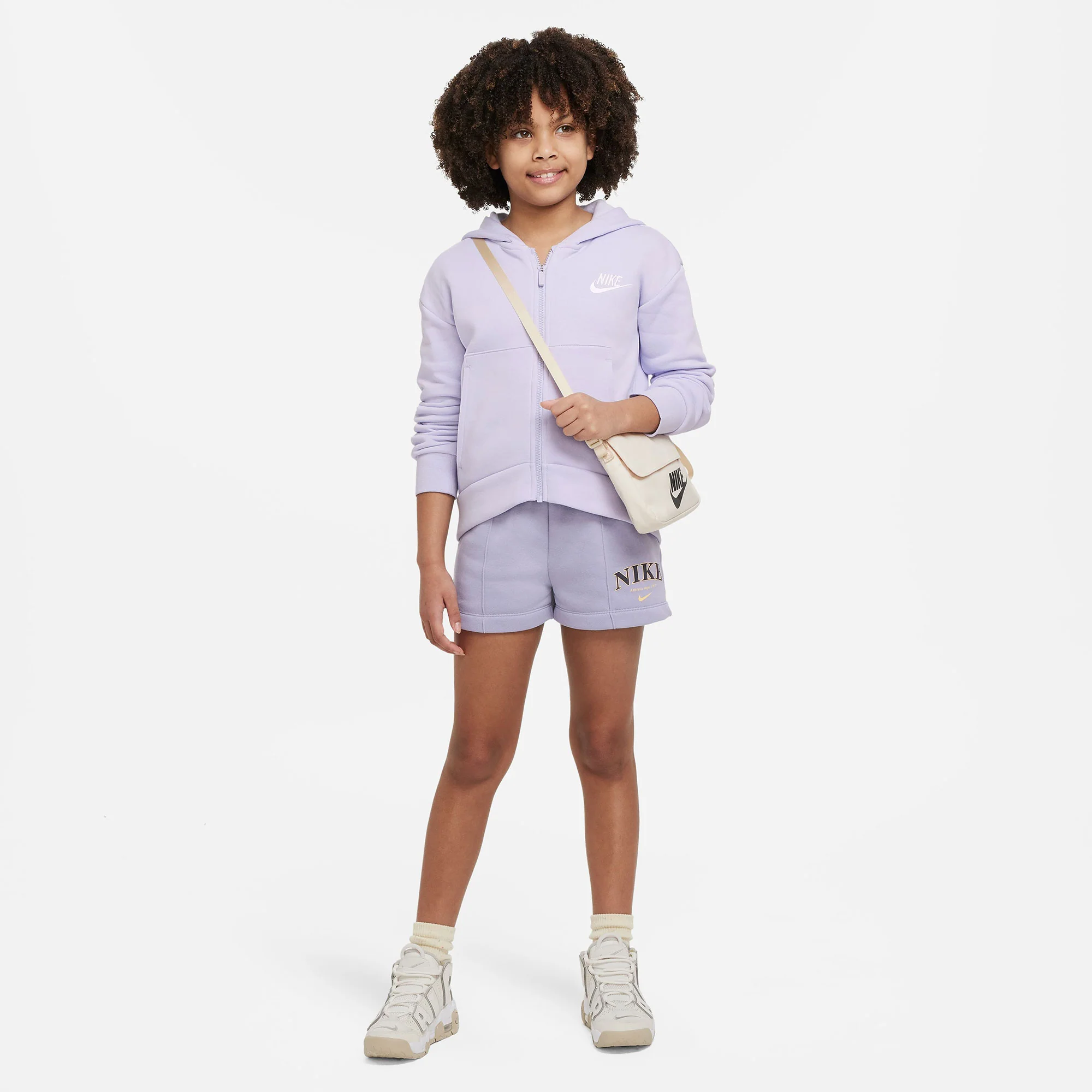 Nike Club Girls' Fleece Full-Zip Hoodie - Image 5