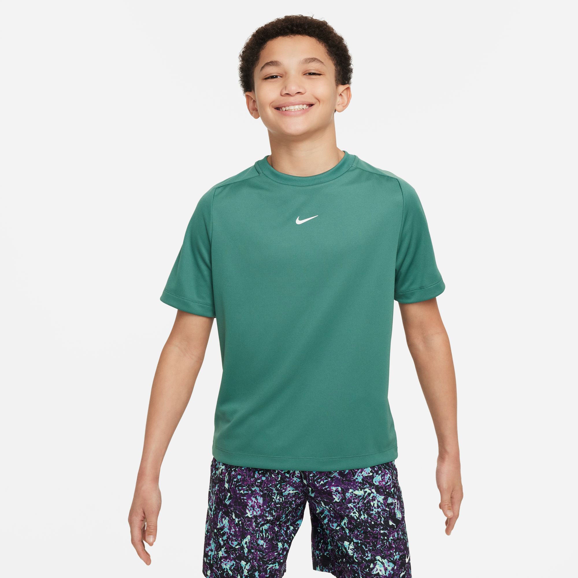 Nike Dri-FIT Multi Boys' Short Sleeve Shirt