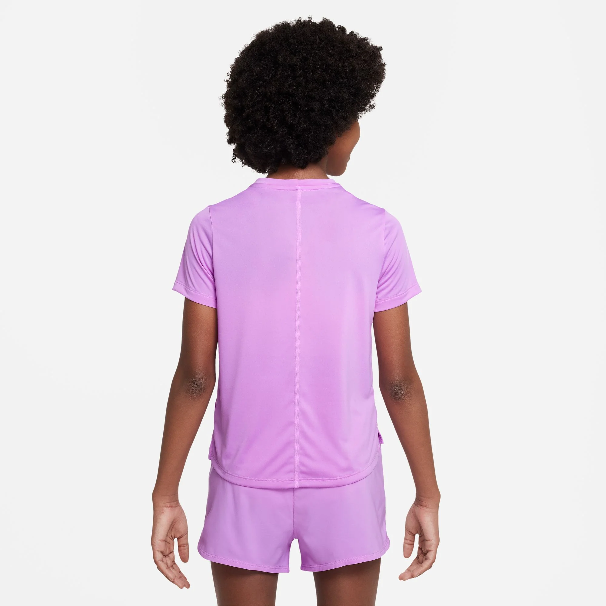 Nike Dri-FIT One Swoosh Girls' Short Sleeve Top - Image 2