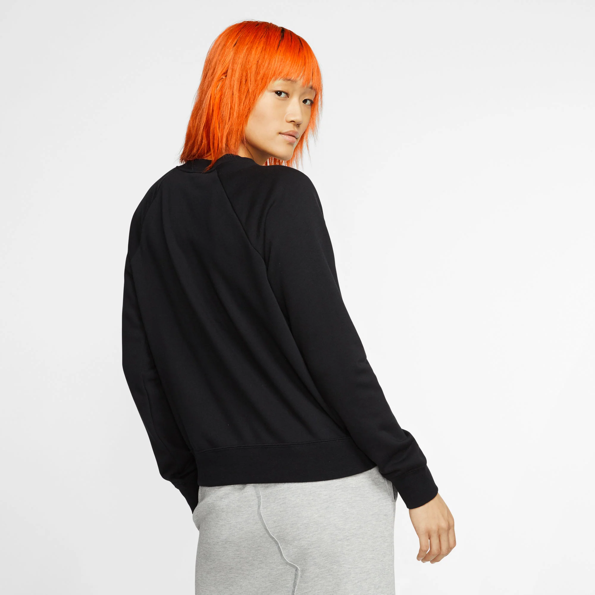 Nike Essential Women's Swoosh Fleece Crew Sweater - Image 2